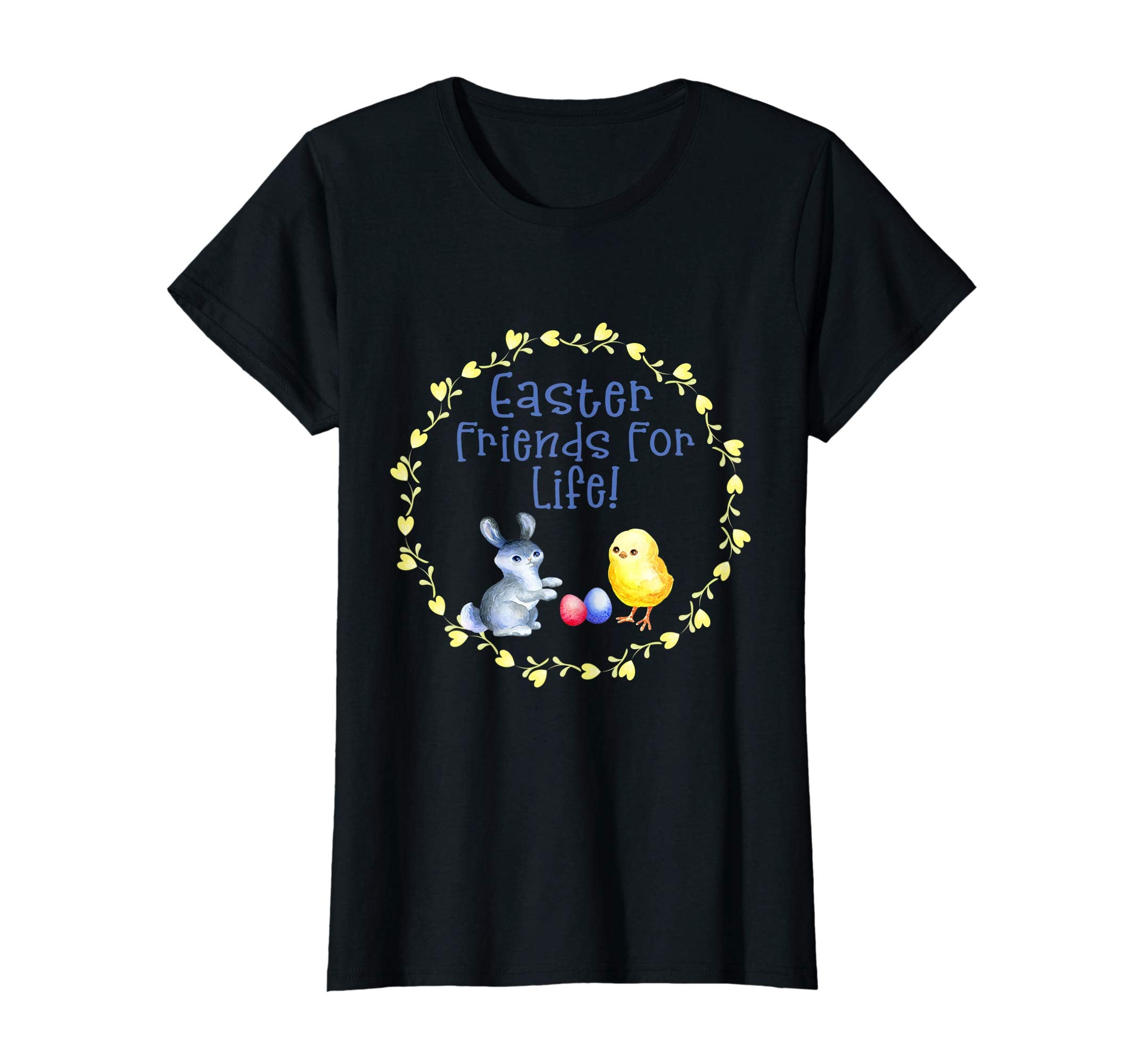 Easter Bunny &amp; Duck Friends For Life Holiday Tshirt