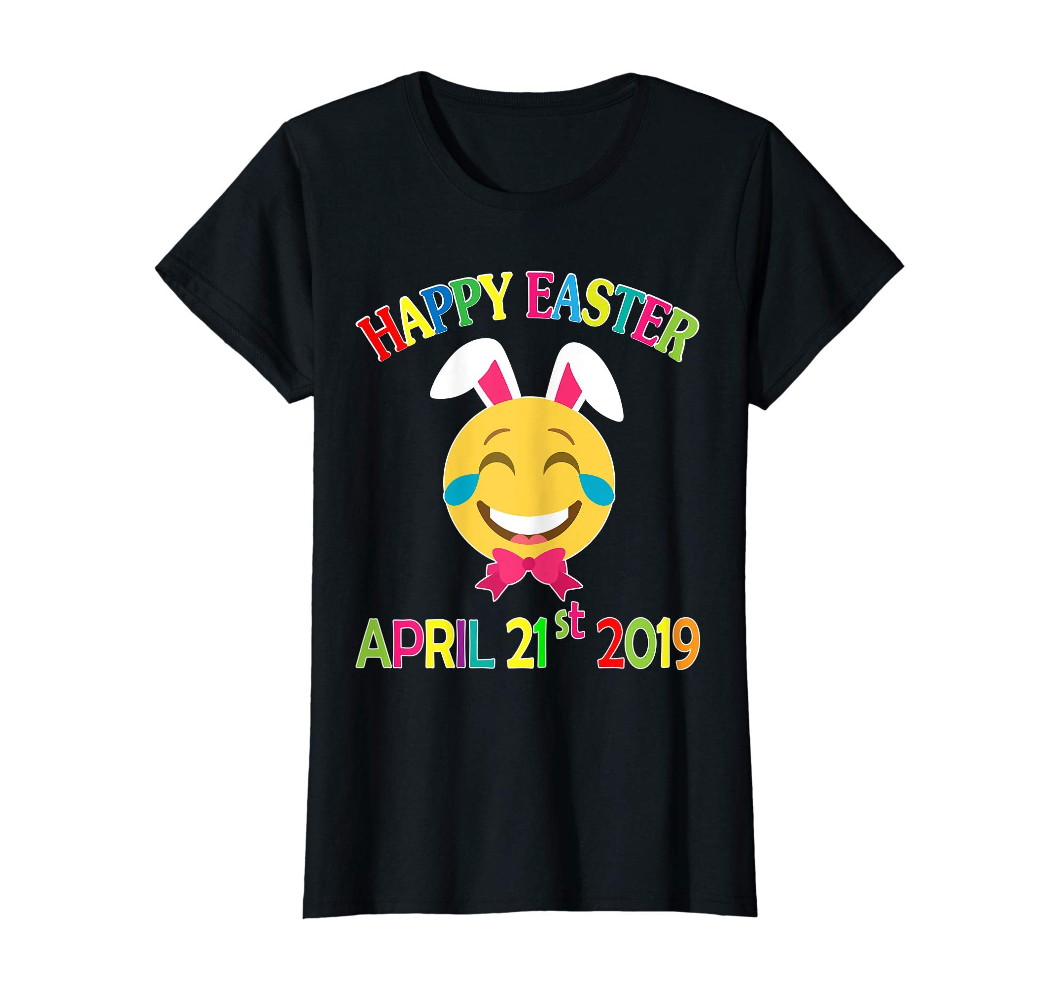 Bunny Emotion Girl Face Happy Easter April 21st 2019 Shirt