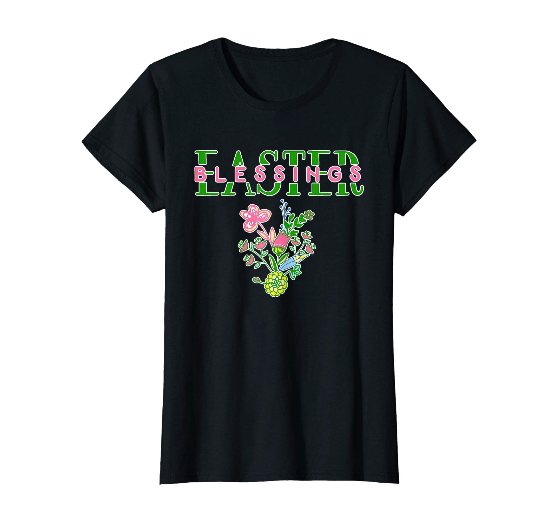 EASTER BLESSINGS T-shirt with Floral Detail