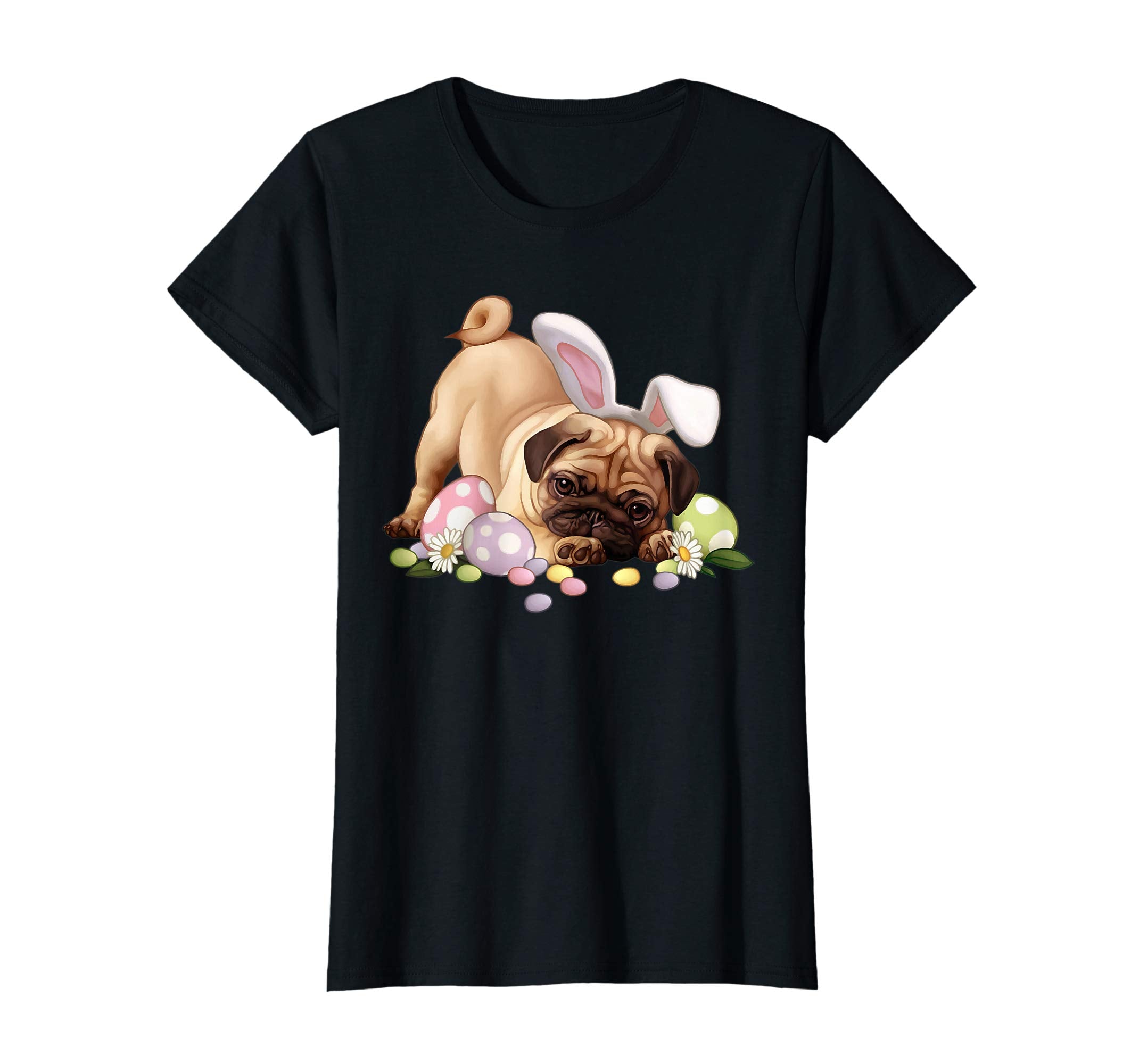 Pug Lovers Happy Easter Awesome T shirt