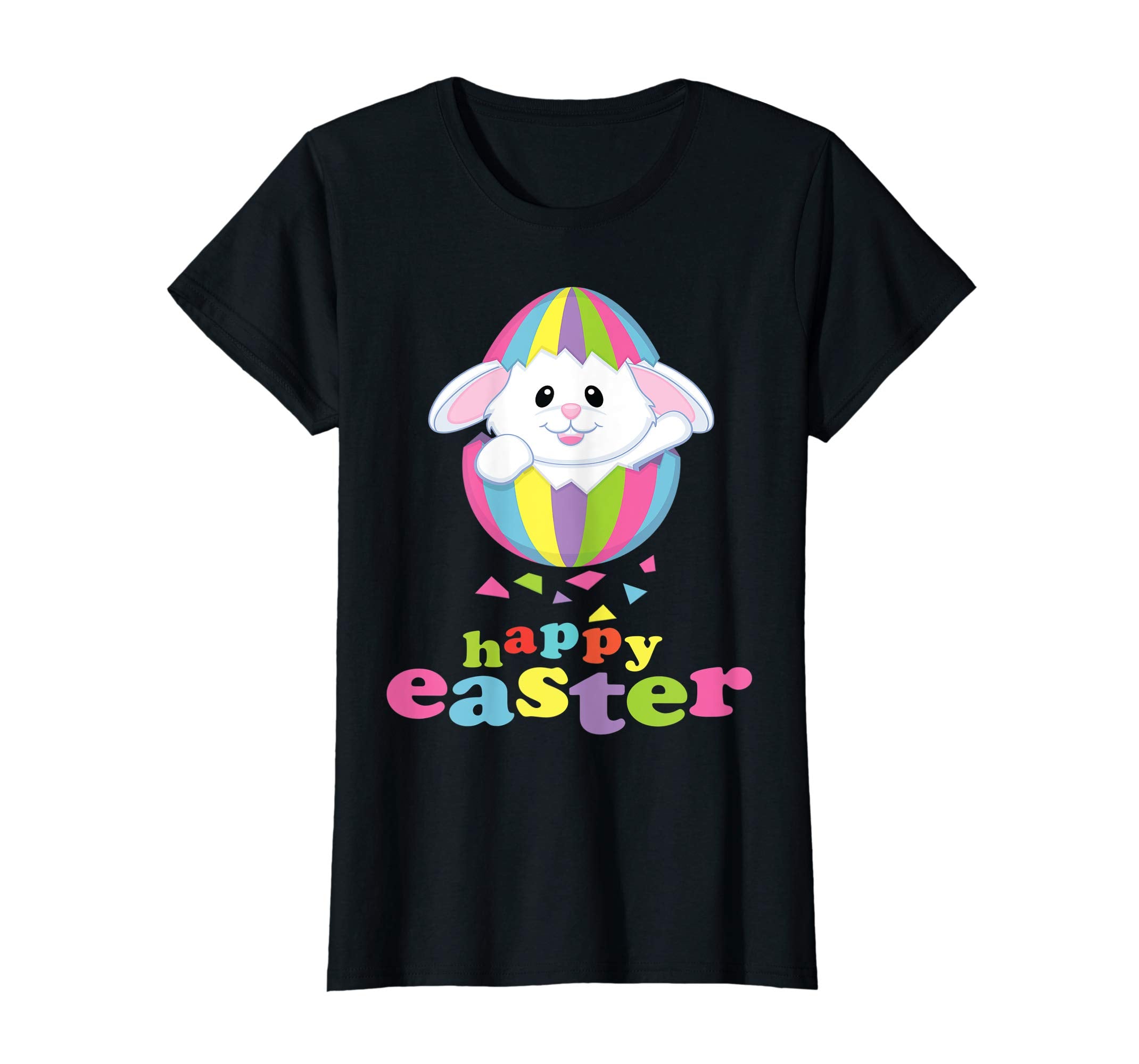 Color Bunny Opening Easter Egg Happy Easter Day Shirt