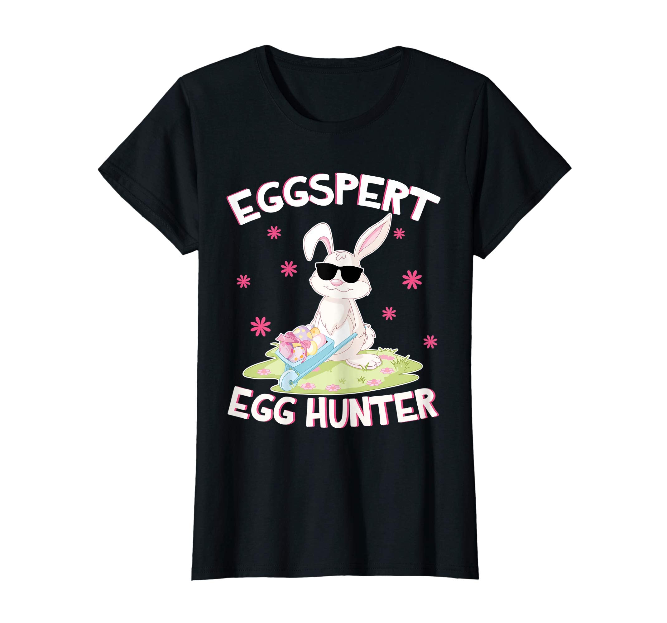 Bunny Rabbit &amp; Easter Eggs Eggspert Egg Hunter Happy Shirt