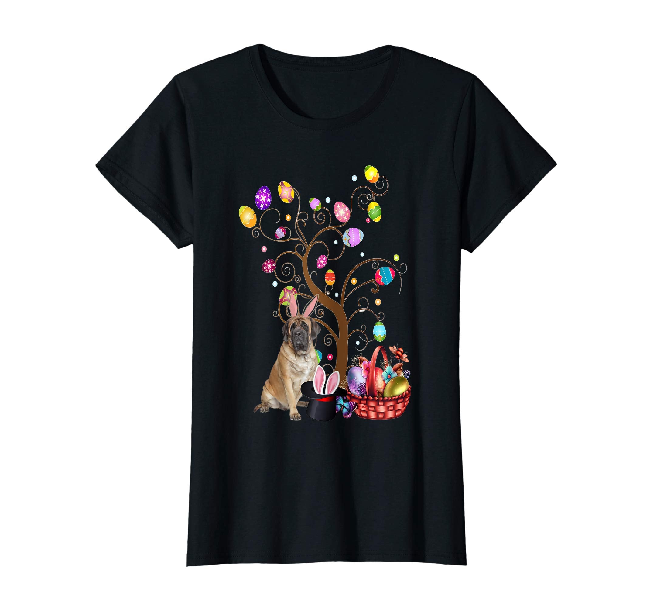 Bunny English Mastiff Easter Day Hunting Egg Shirt Mom Gift