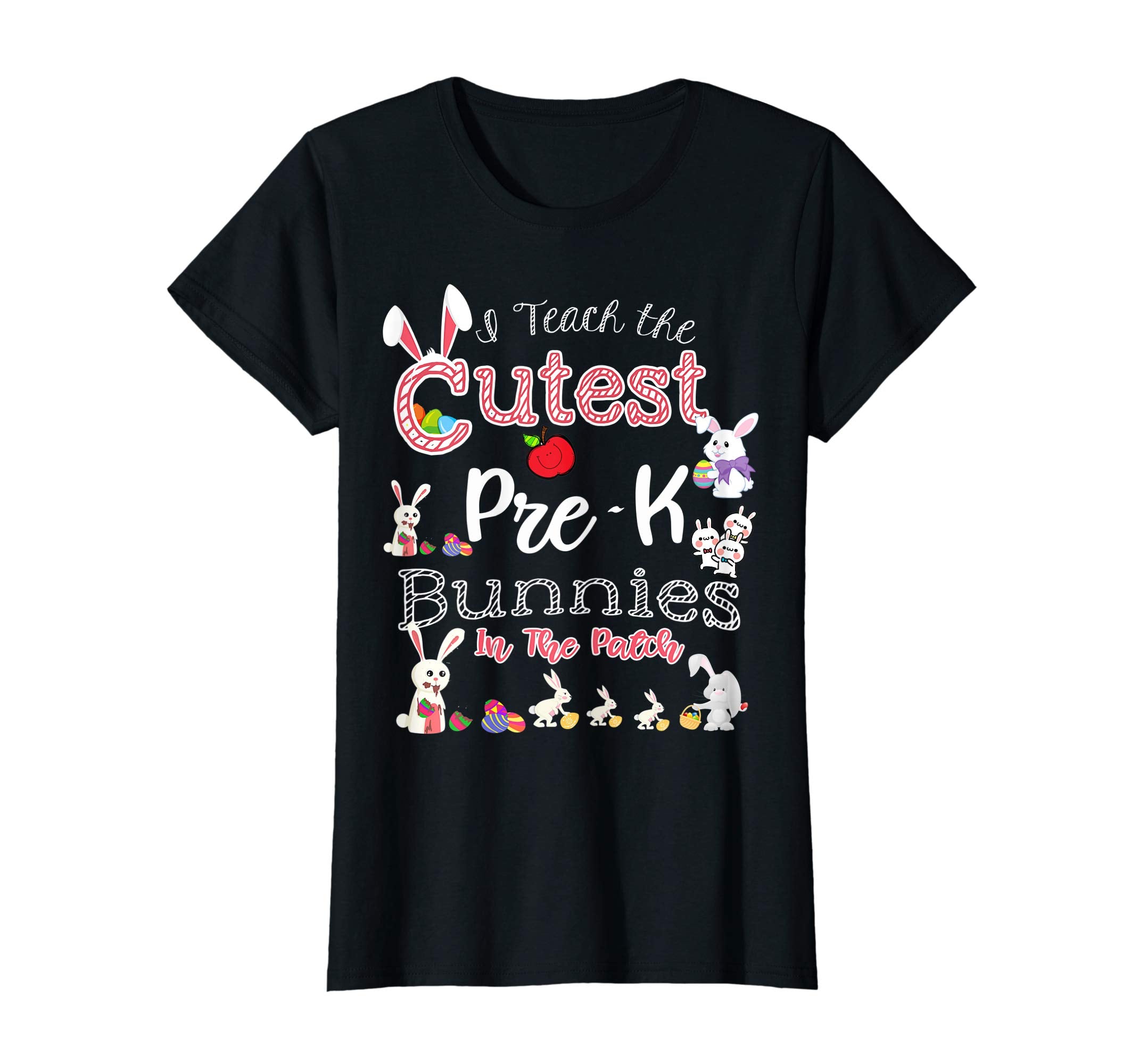 Cute Easter Pre-K Teacher T Shirt - Cutest Bunnies