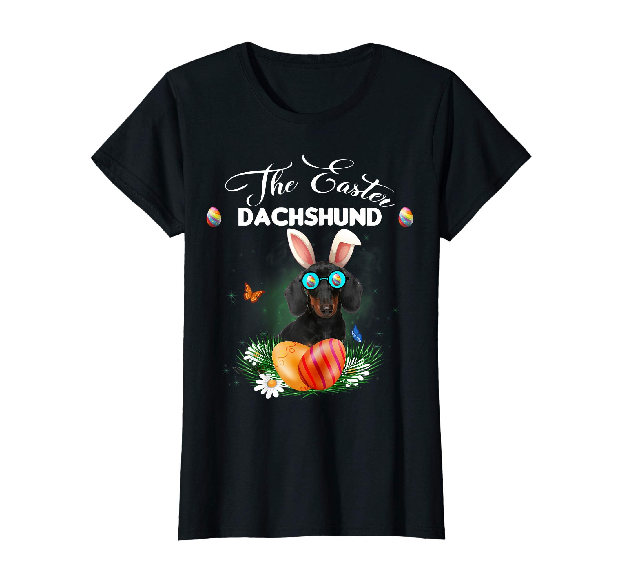 Dachshund Bunny Easter Day Dog Gifts T-Shirt