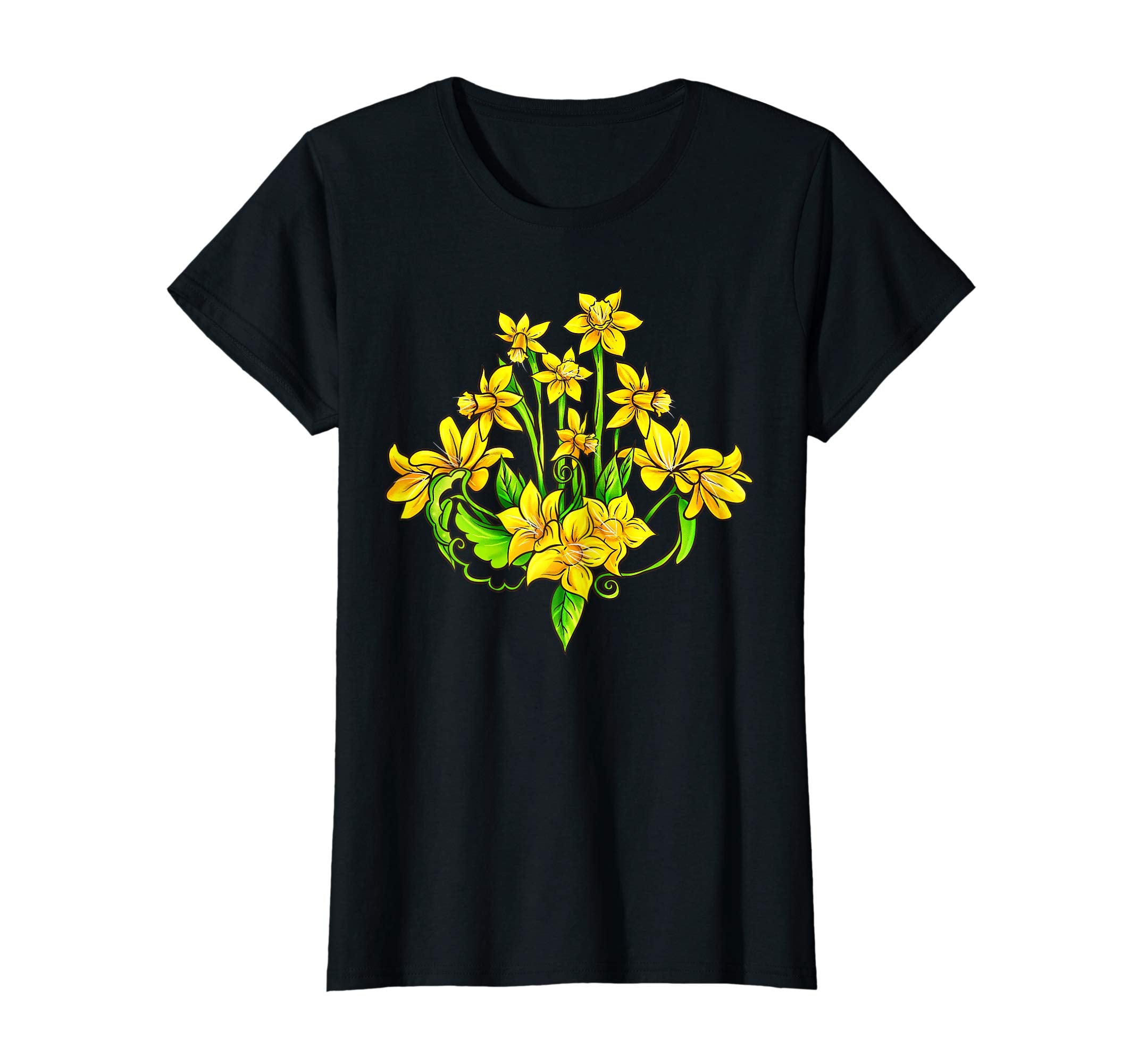 Daffodils Narcissus Flower Floral Spring Easter T-Shirt.