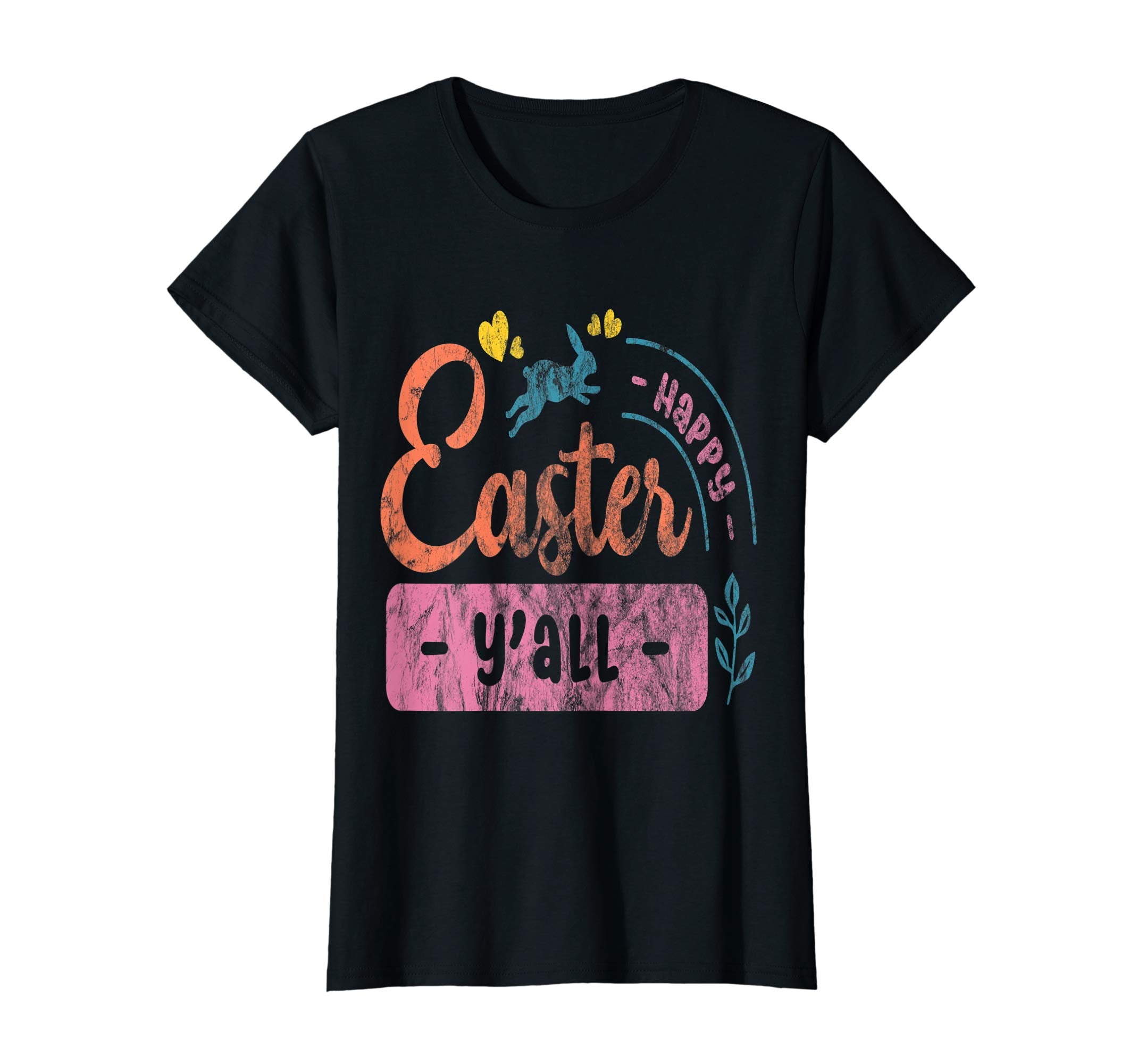 Happy Easter Y'all Bunny Easter T Shirt GIft Girls