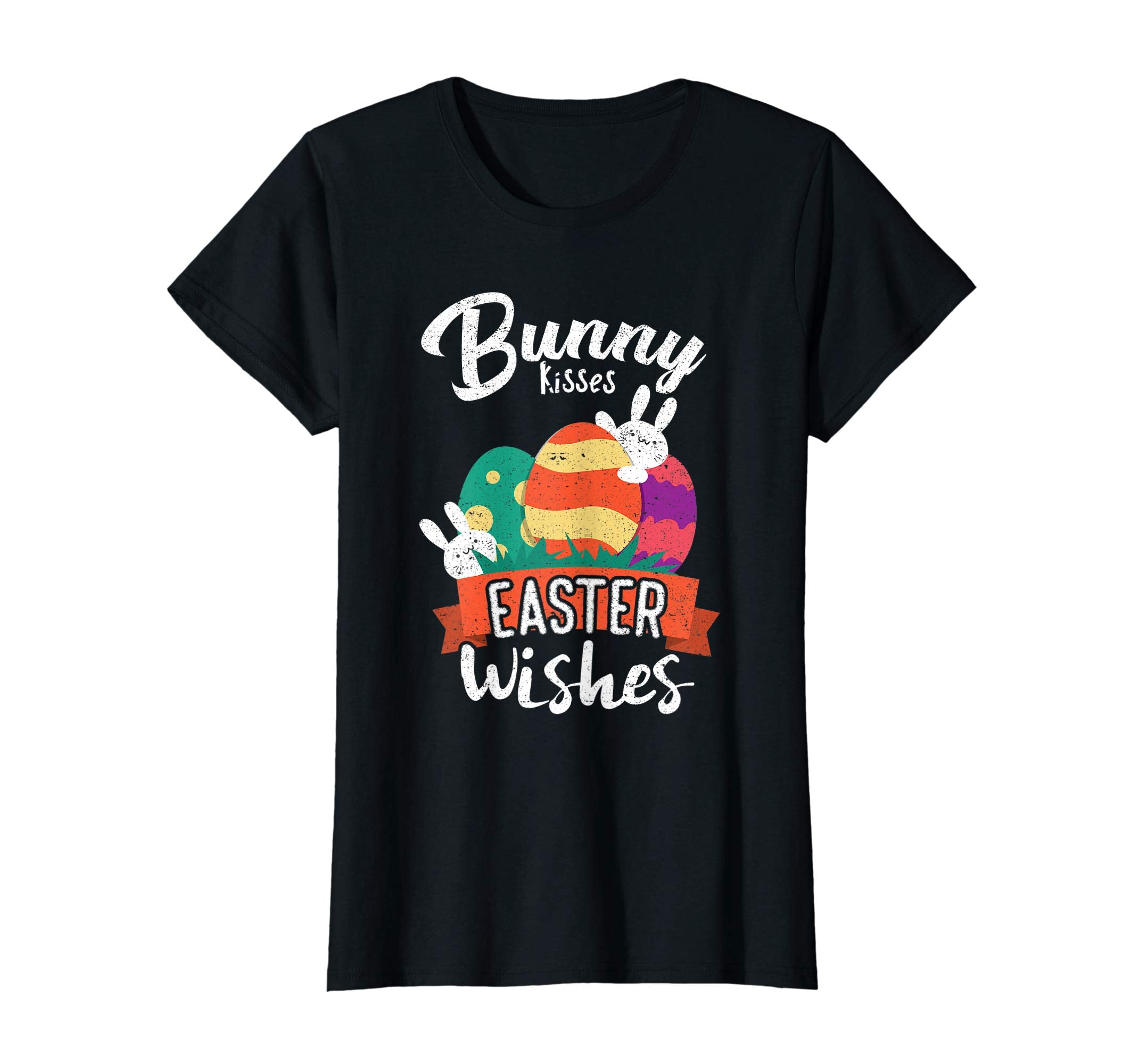 Easter Bunny Shirt For Kids Bunny Kisses Easter Wishes