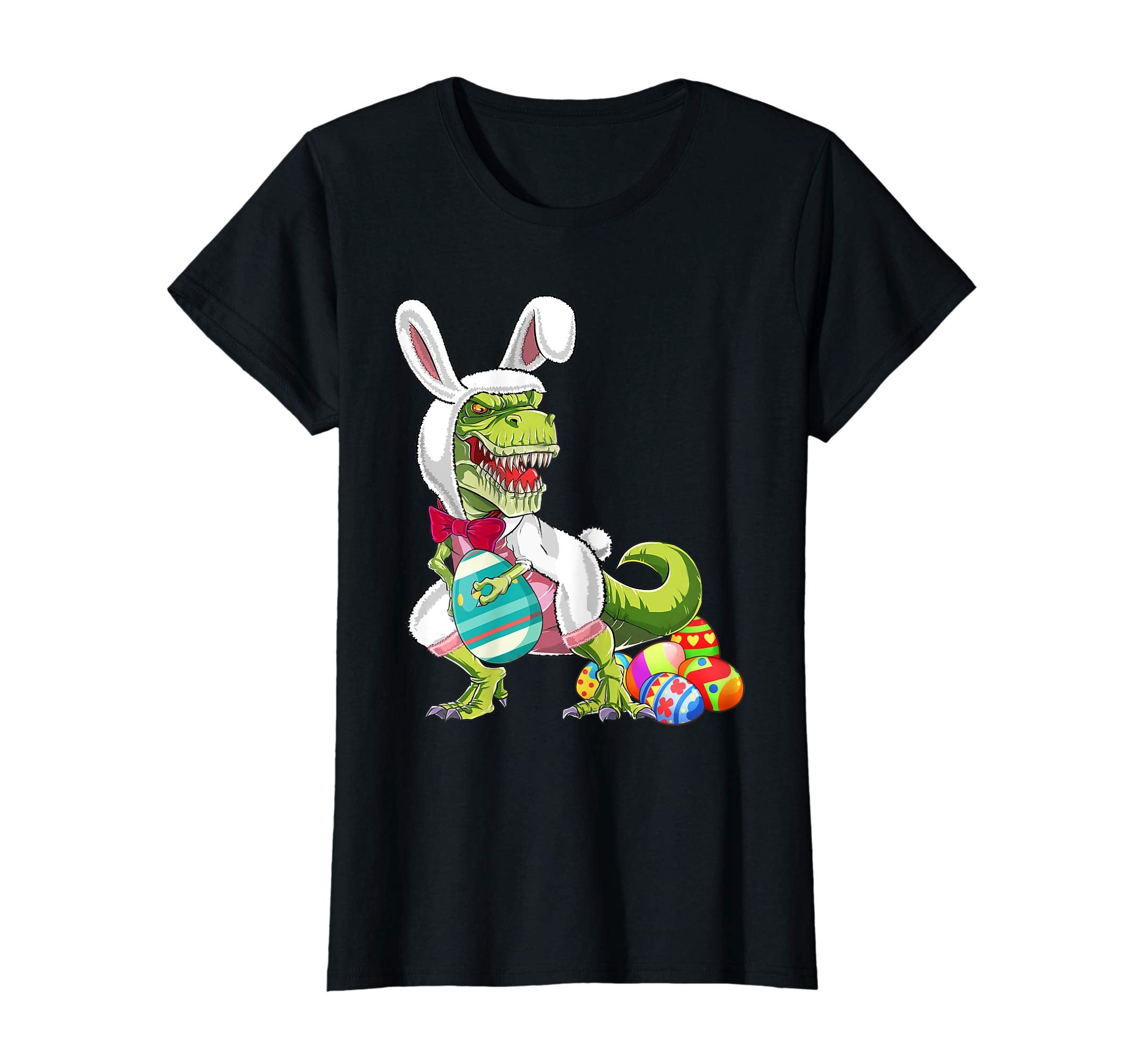 Happy Eastrawr T Rex Dinosaur Easter Bunny Egg Shirt Kids