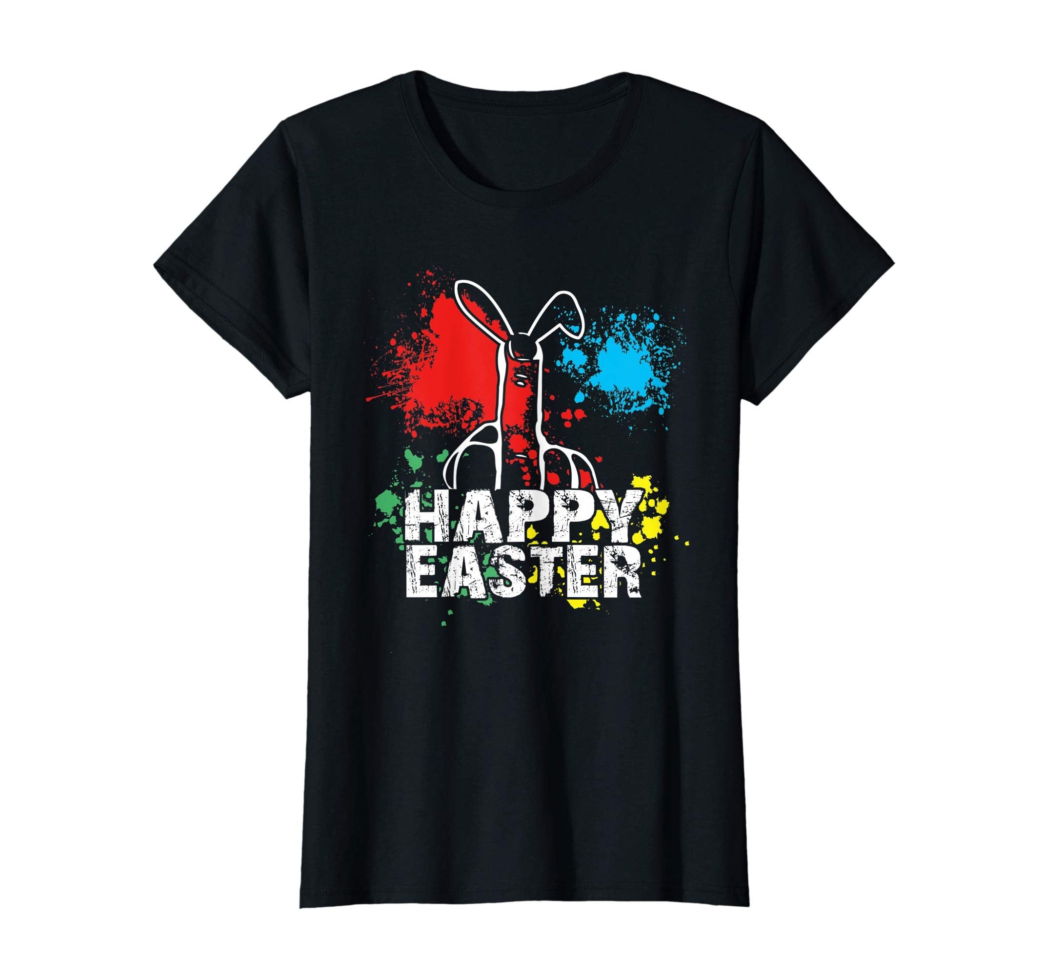 HAPPY FUCKING EASTER FUCKFINGER IRONIC UGLY T Shirt