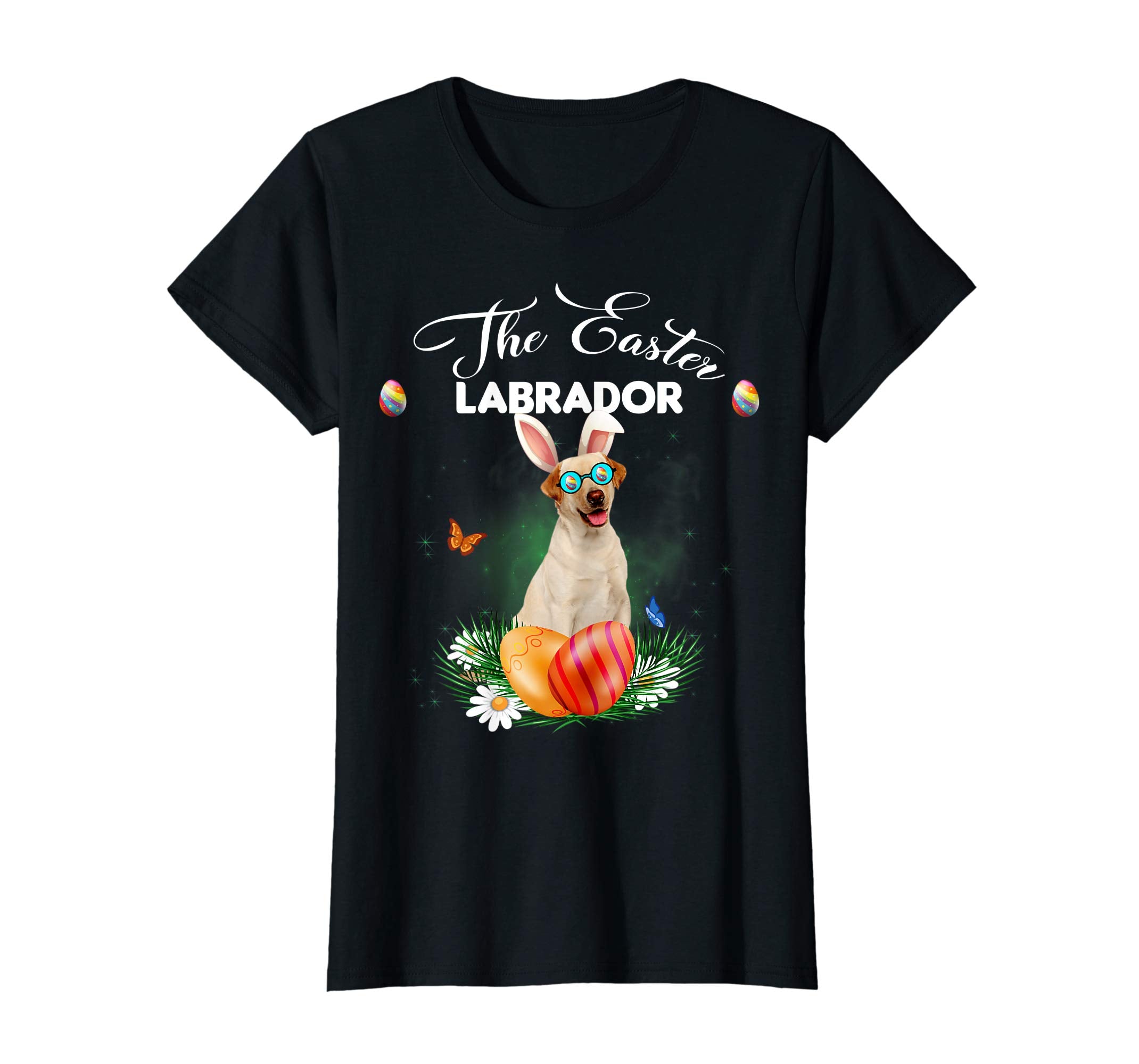 Labrador Bunny Easter Day Dog Gifts T-Shirt