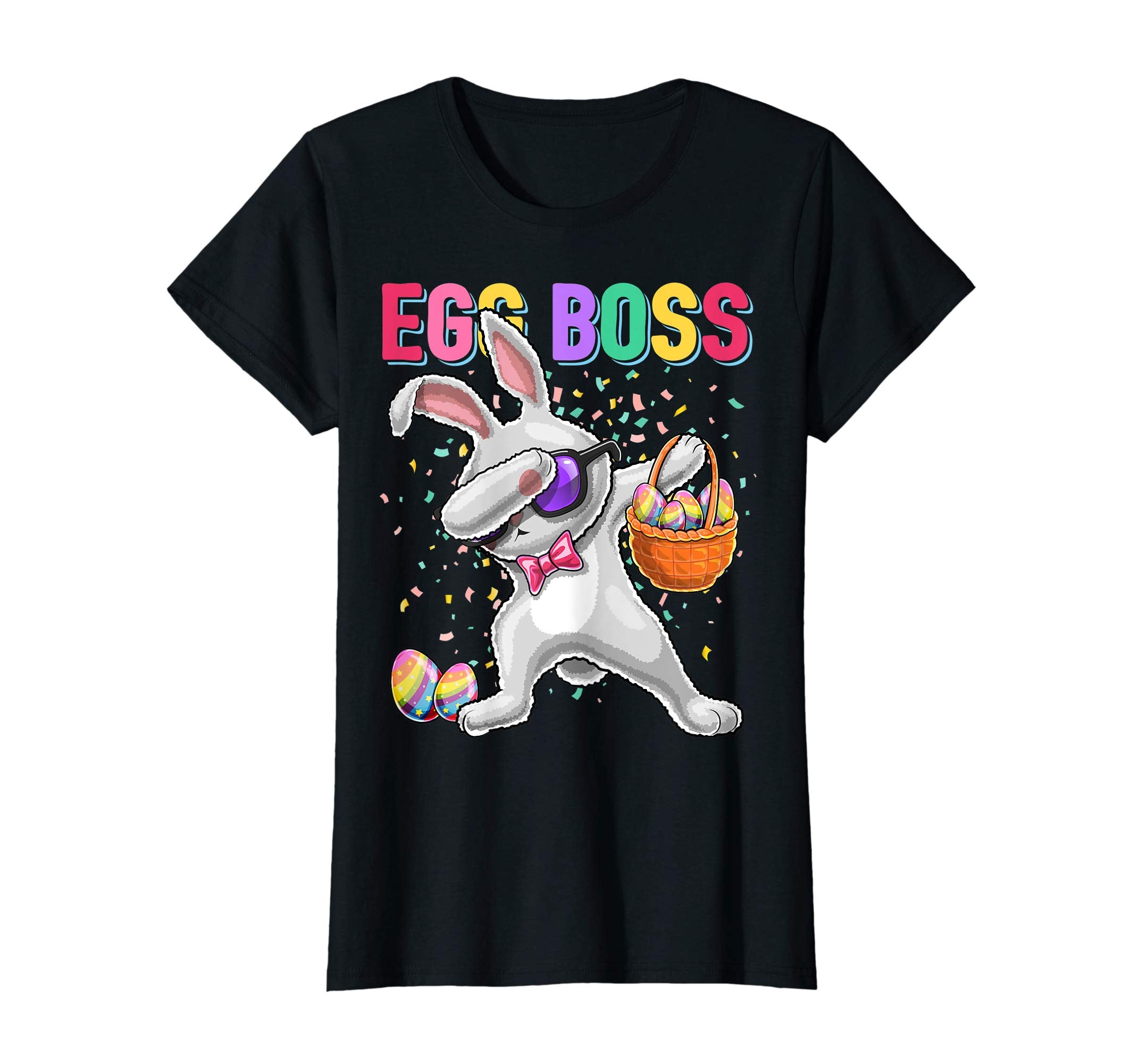 Egg Boss Dabbing Easter Bunny Shirt Easter Day Egg Gift Kids