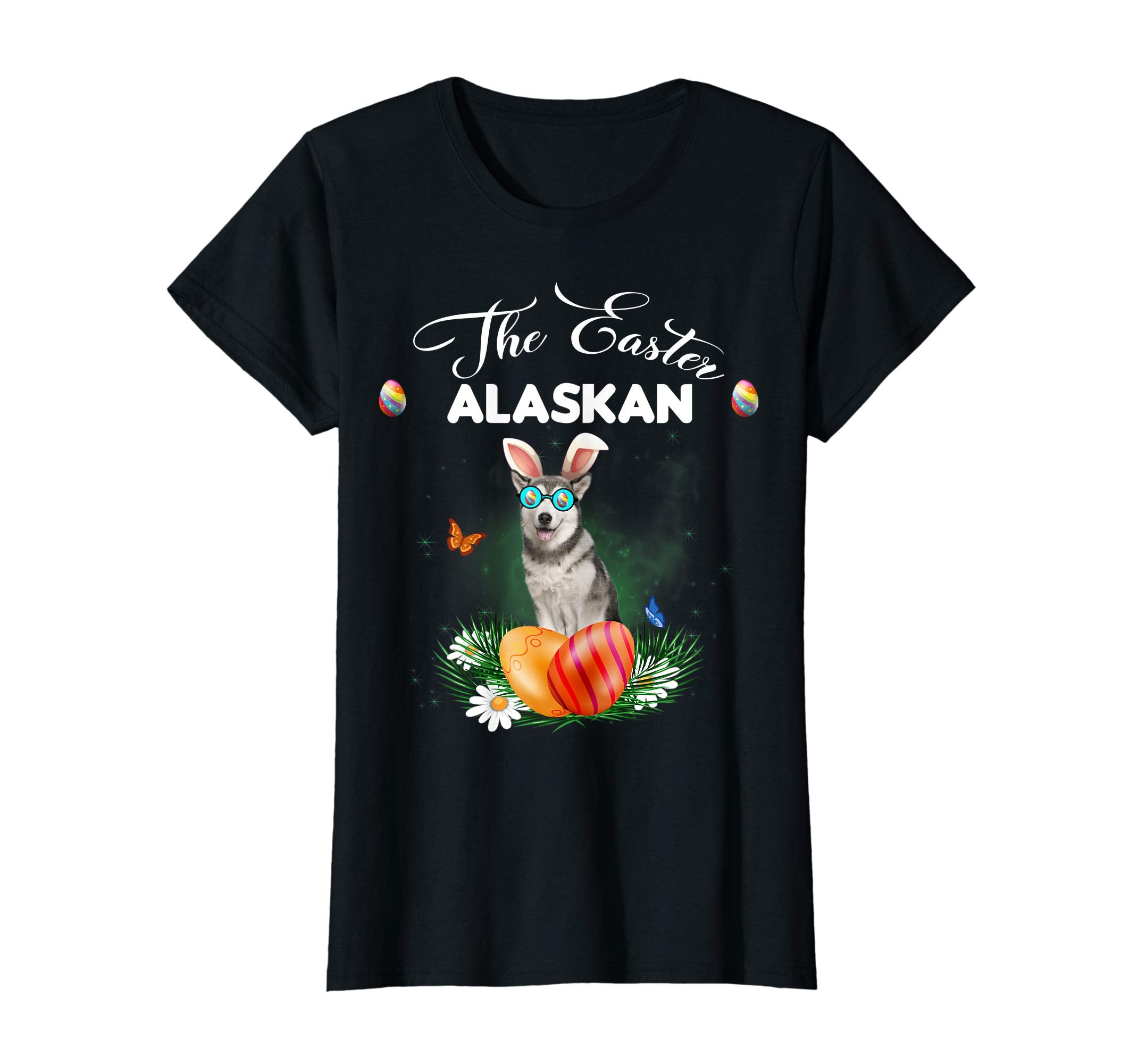Alaskan Bunny Easter Day Dog Gifts T-Shirt
