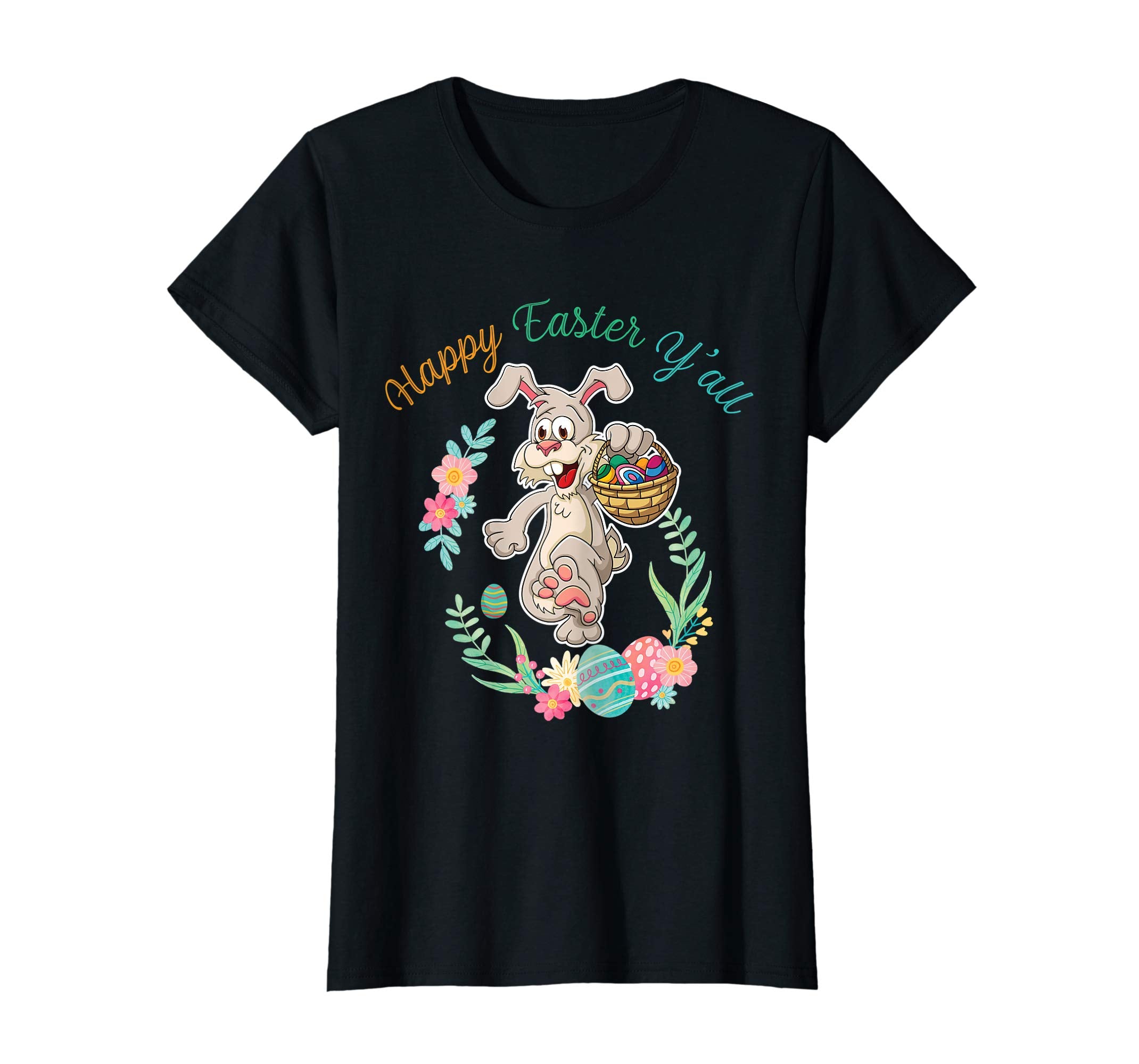 Womens Happy Easter Yall T Shirt for Mom Son