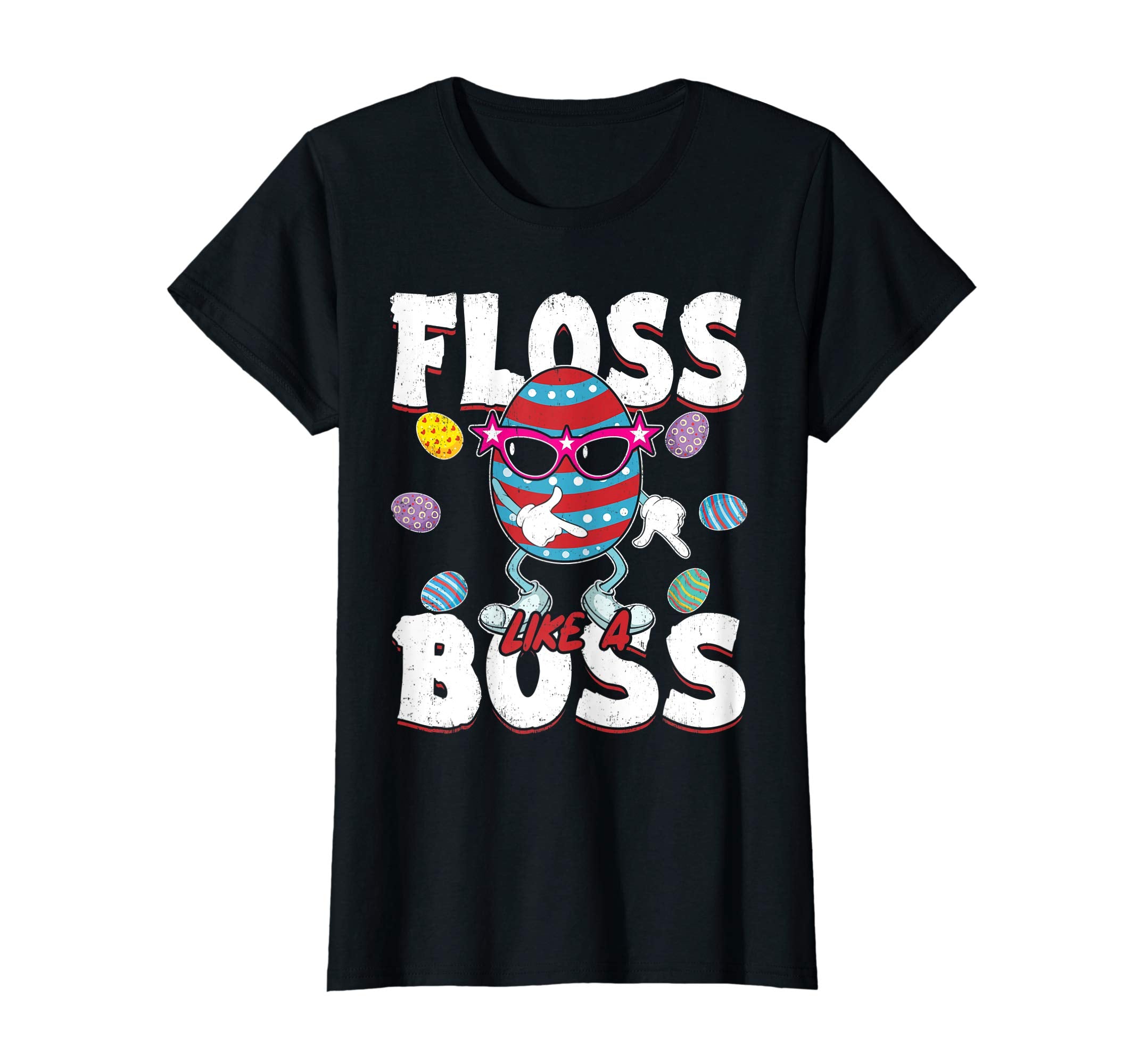 Floss Like A Boss Cute Colorful Egg Shirt Funny Easter Gifts
