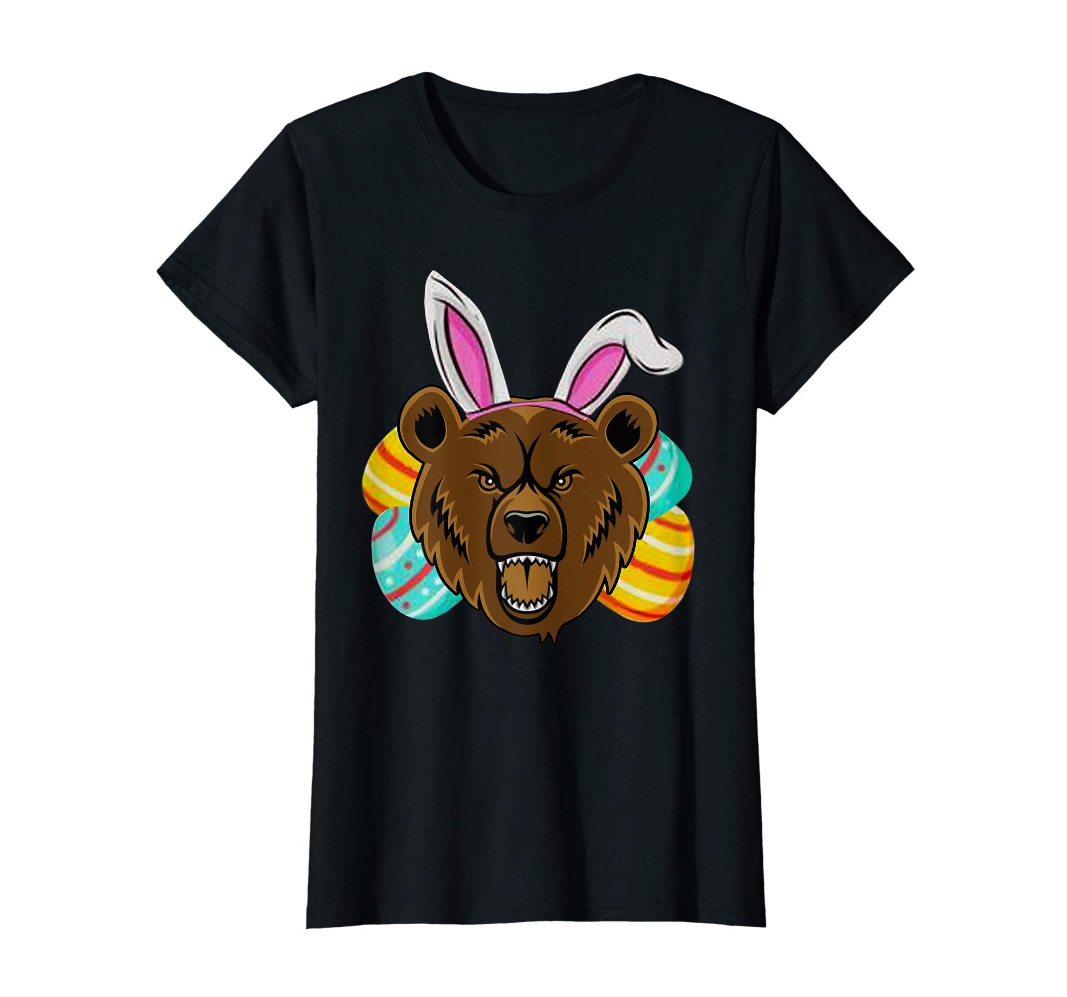 Bear Easter Bunny Lover T-Shirt Funny Costume Gift Tee