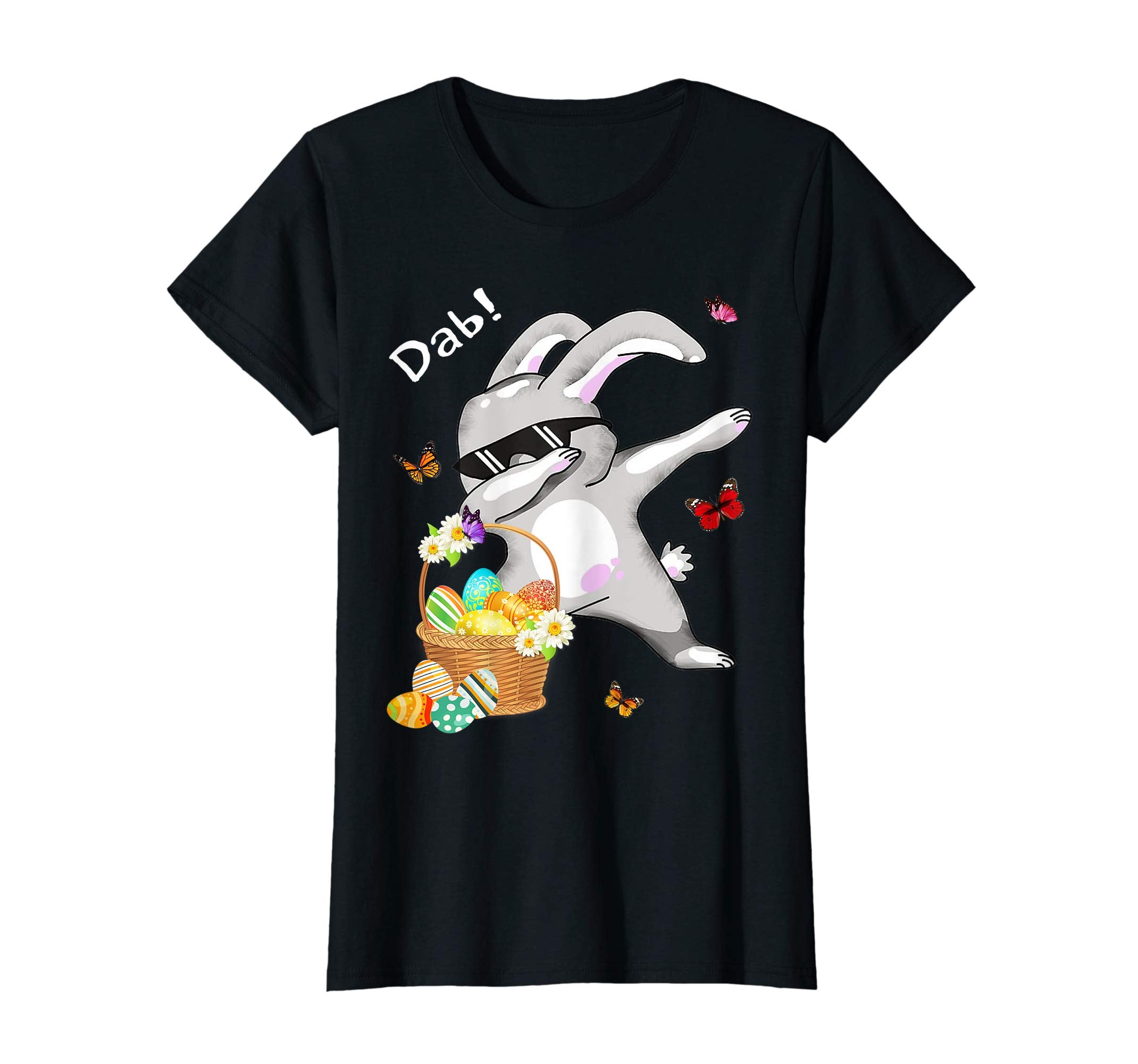 Easter Shirt For Kids Boys Girls Dabbing Easter Bunny Gift