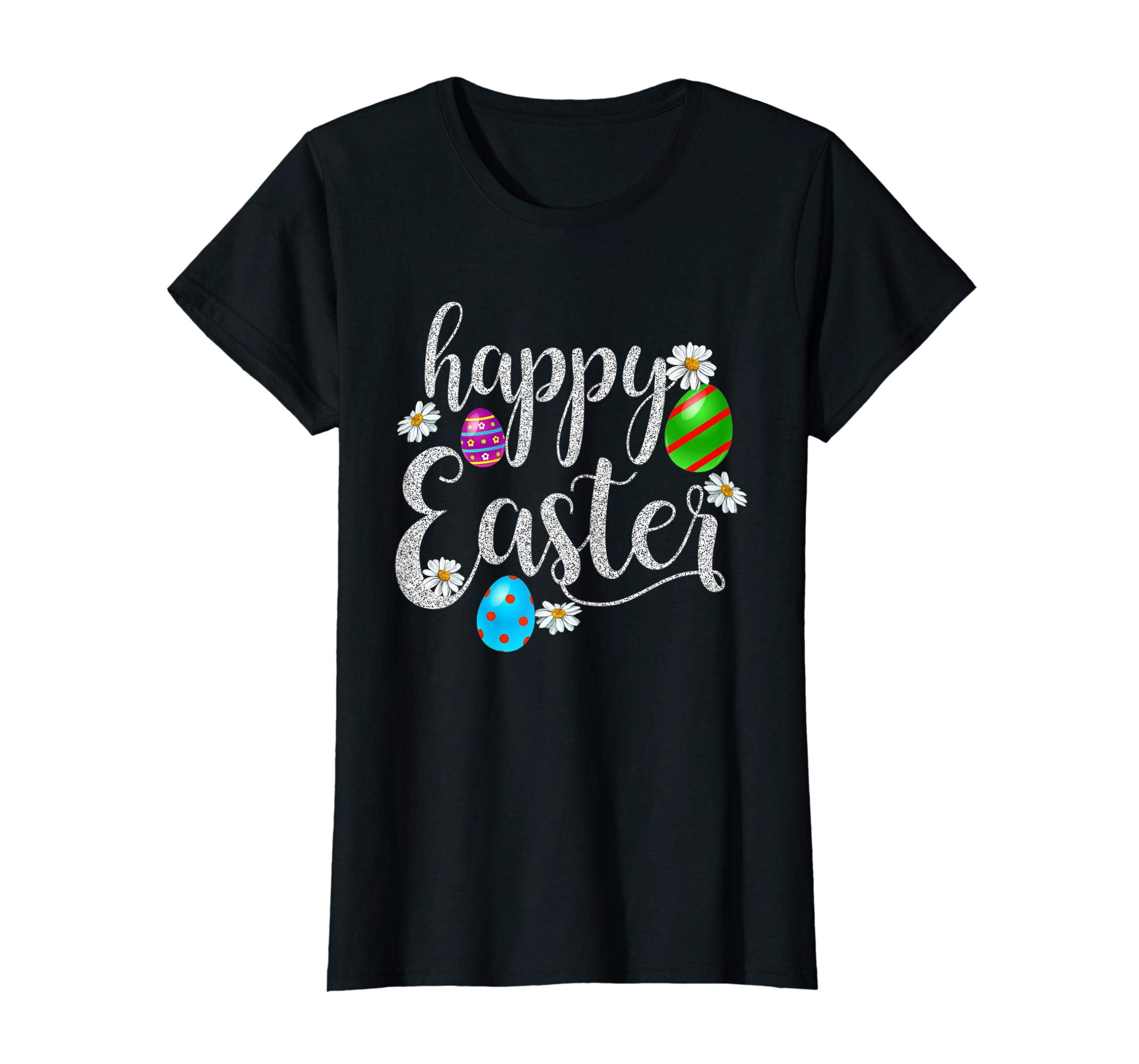 Easter T Shirt Happy Easter Eggs Tshirt Colorful Egg Gift