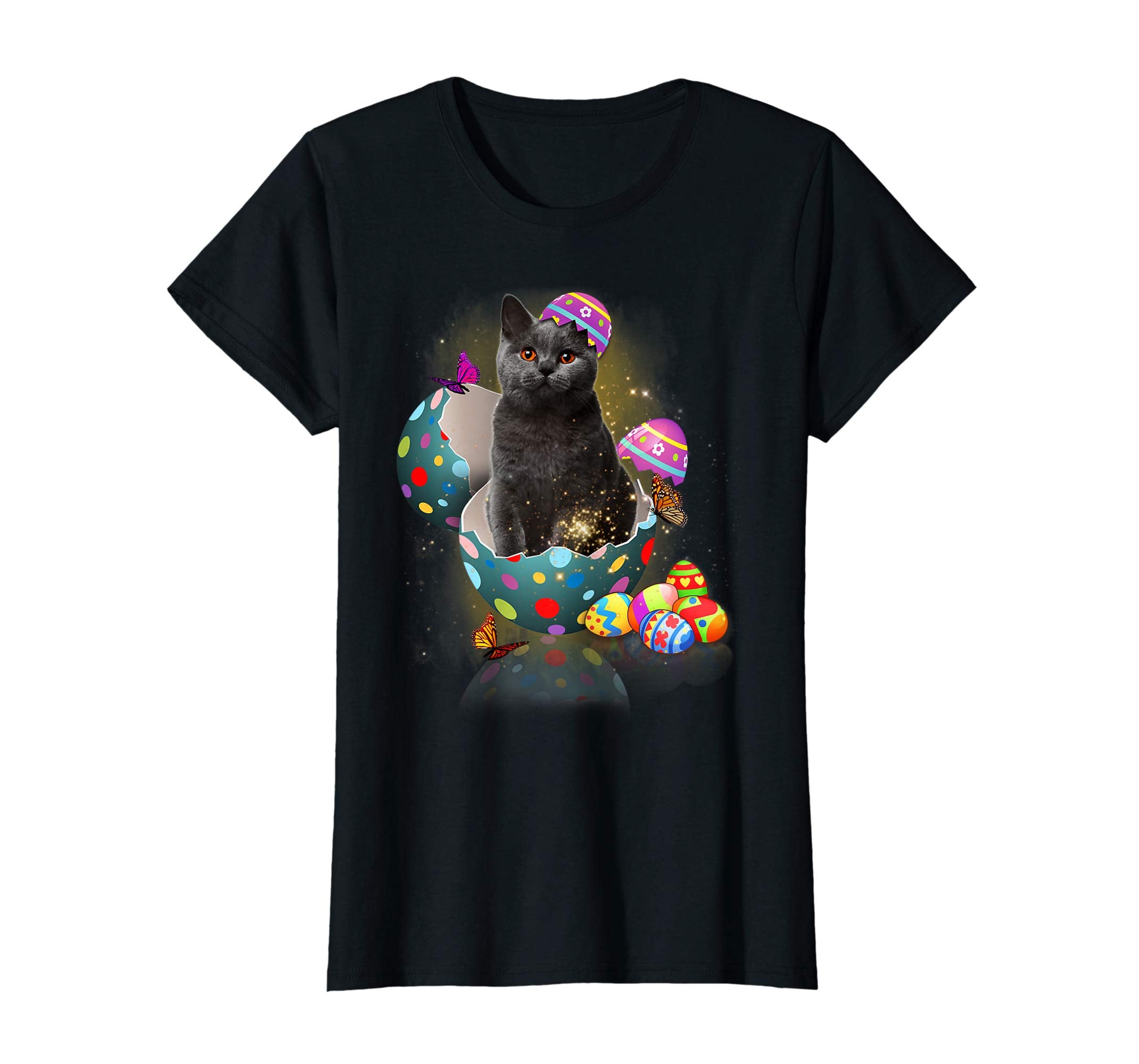 Cat Hatching From Easter Egg Cat Easter Shirt