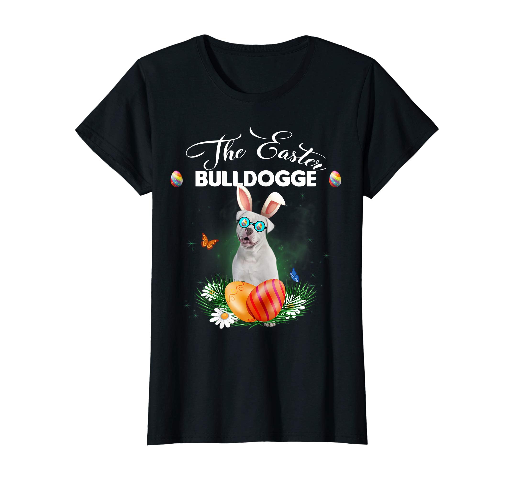 Bulldogge Bunny Easter Day Dog Gifts T-Shirt