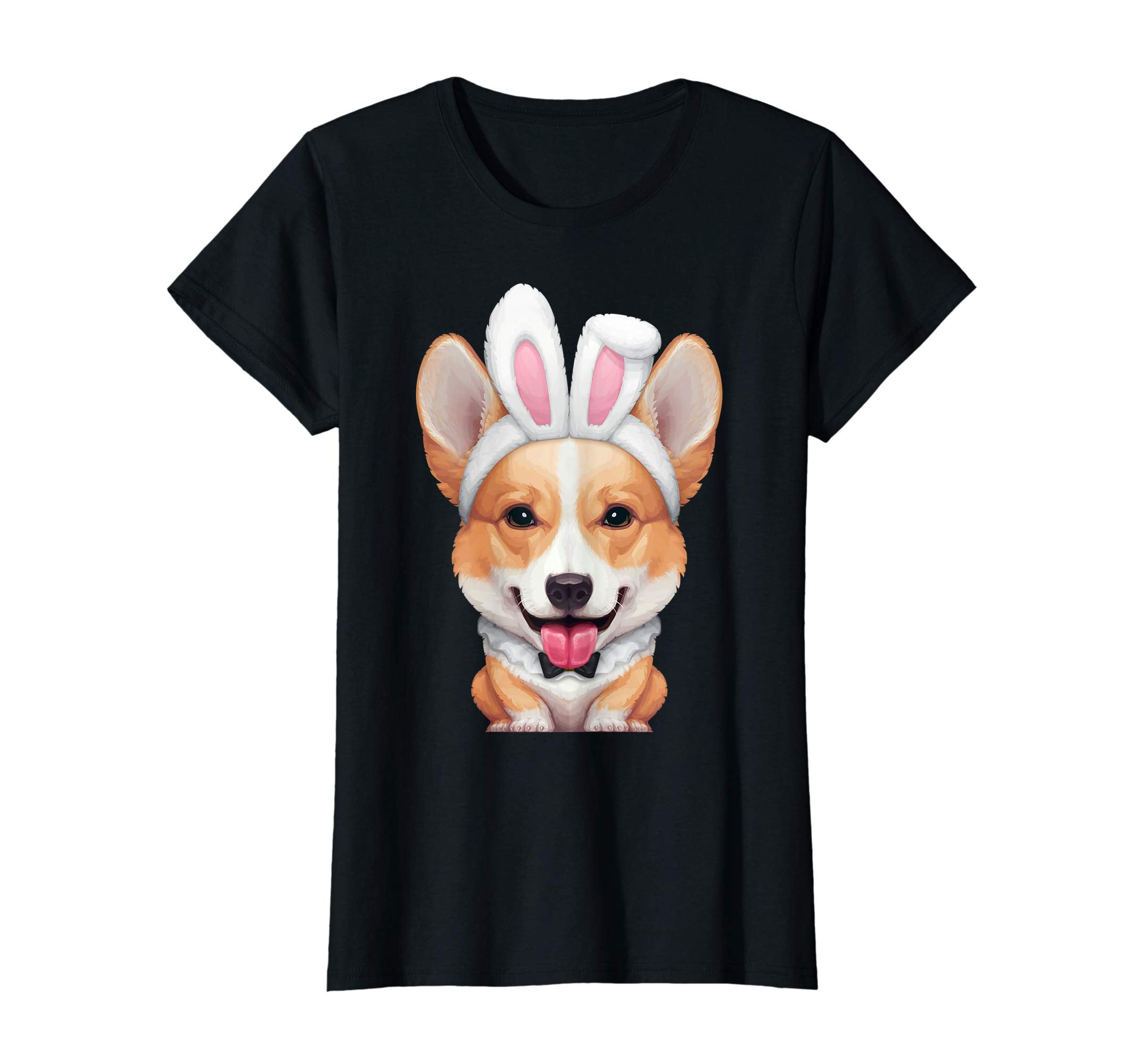 Welsh Corgi in the Easter Bunny Costume T-Shirt