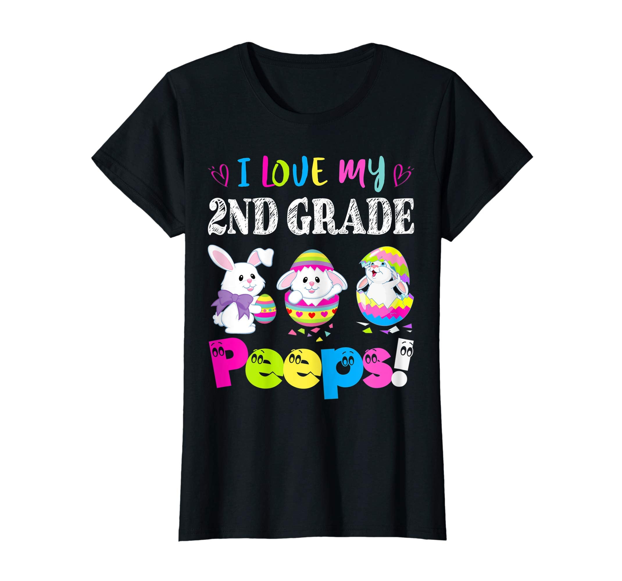 I Love My 2nd Grade Peeps Easter Bunny Gift T-Shirt