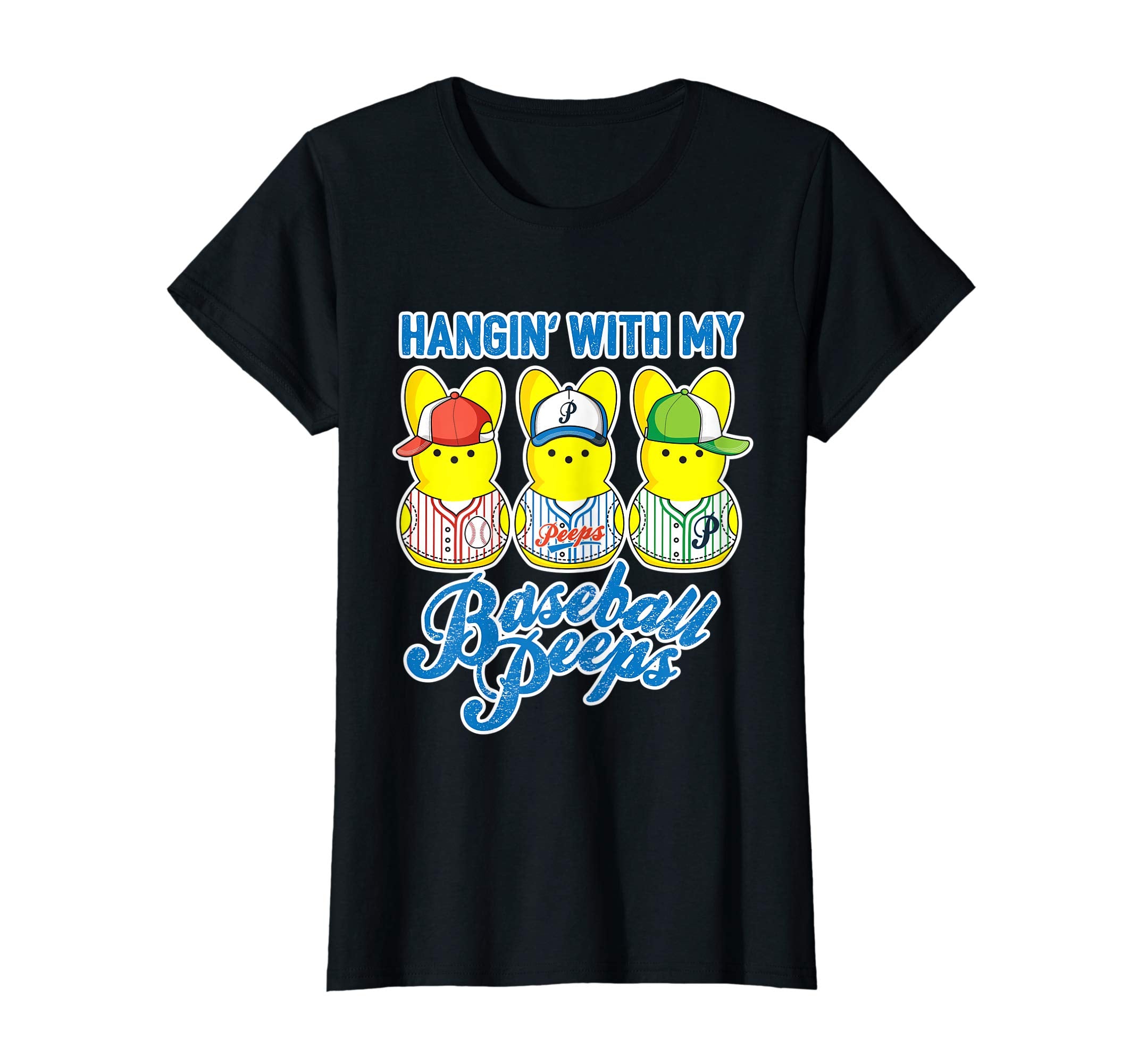 Hanging with Baseball Peeps Shirt Cute Easter Gift for Boys