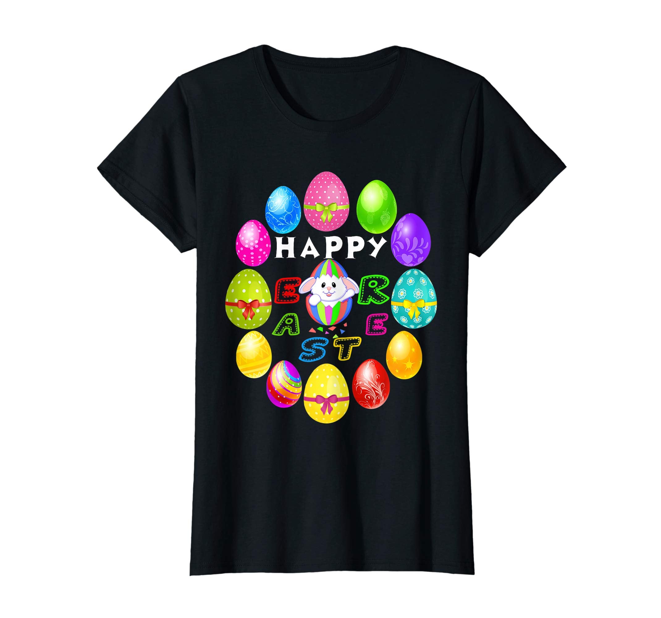 Easter Day T Shirt Funny Easter Bunny Color Egg T-Shirt