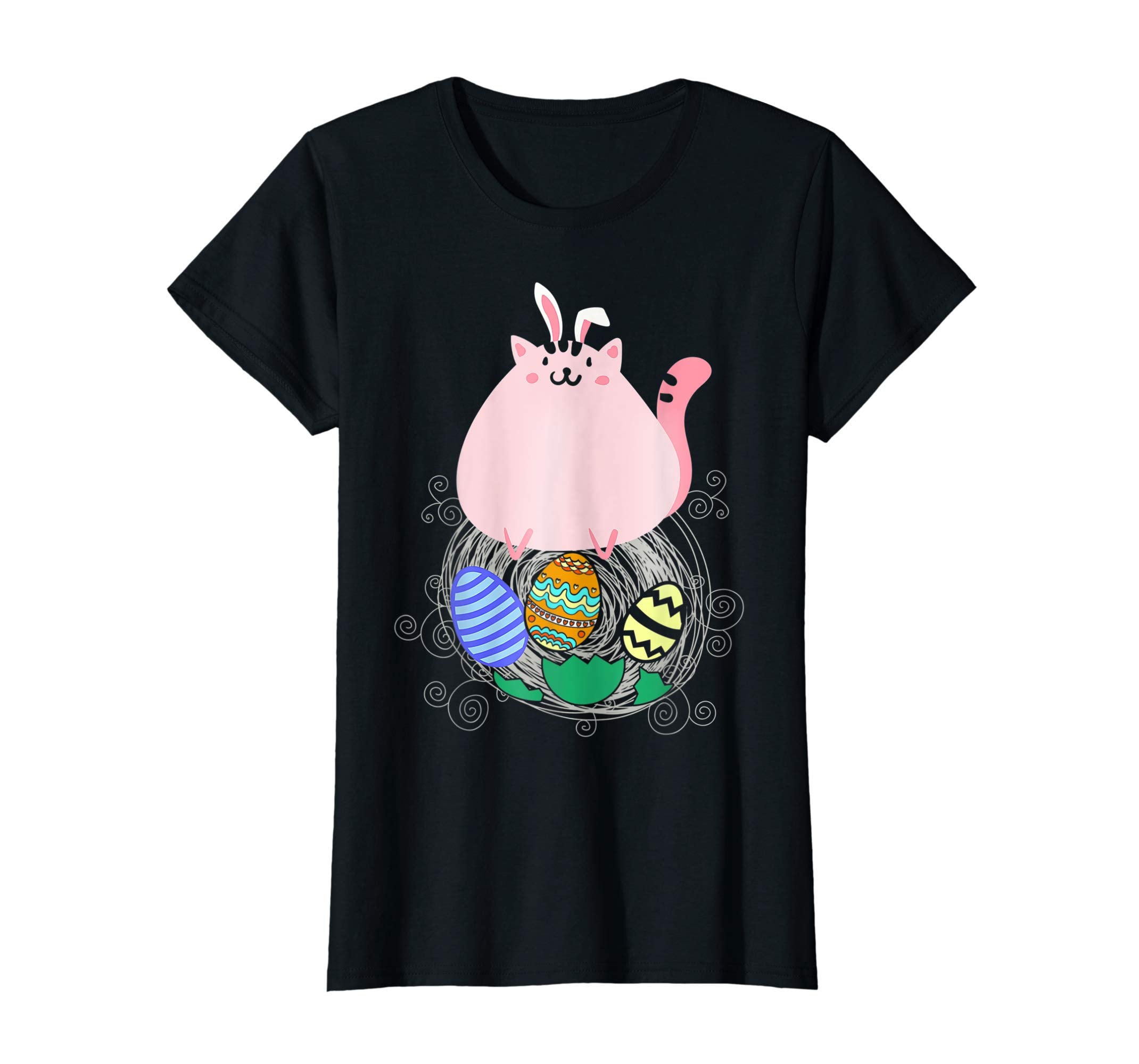 Bunny Cat Easter Day T shirt