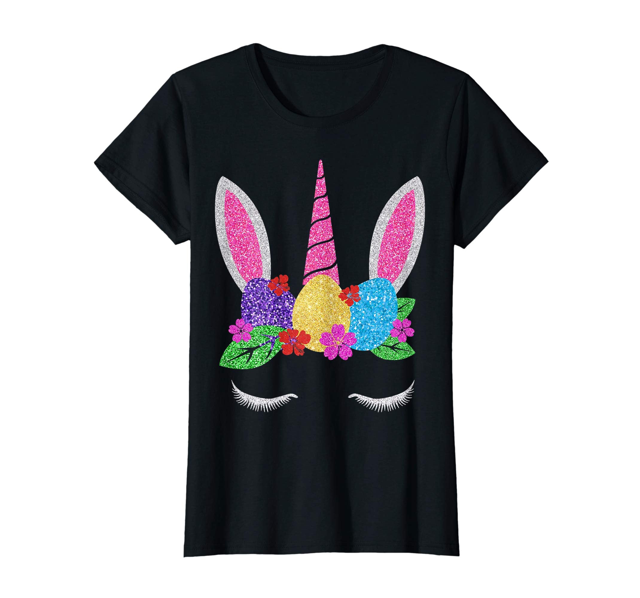 Unicorn Bunny Easter Shirt for Girls &amp; Women