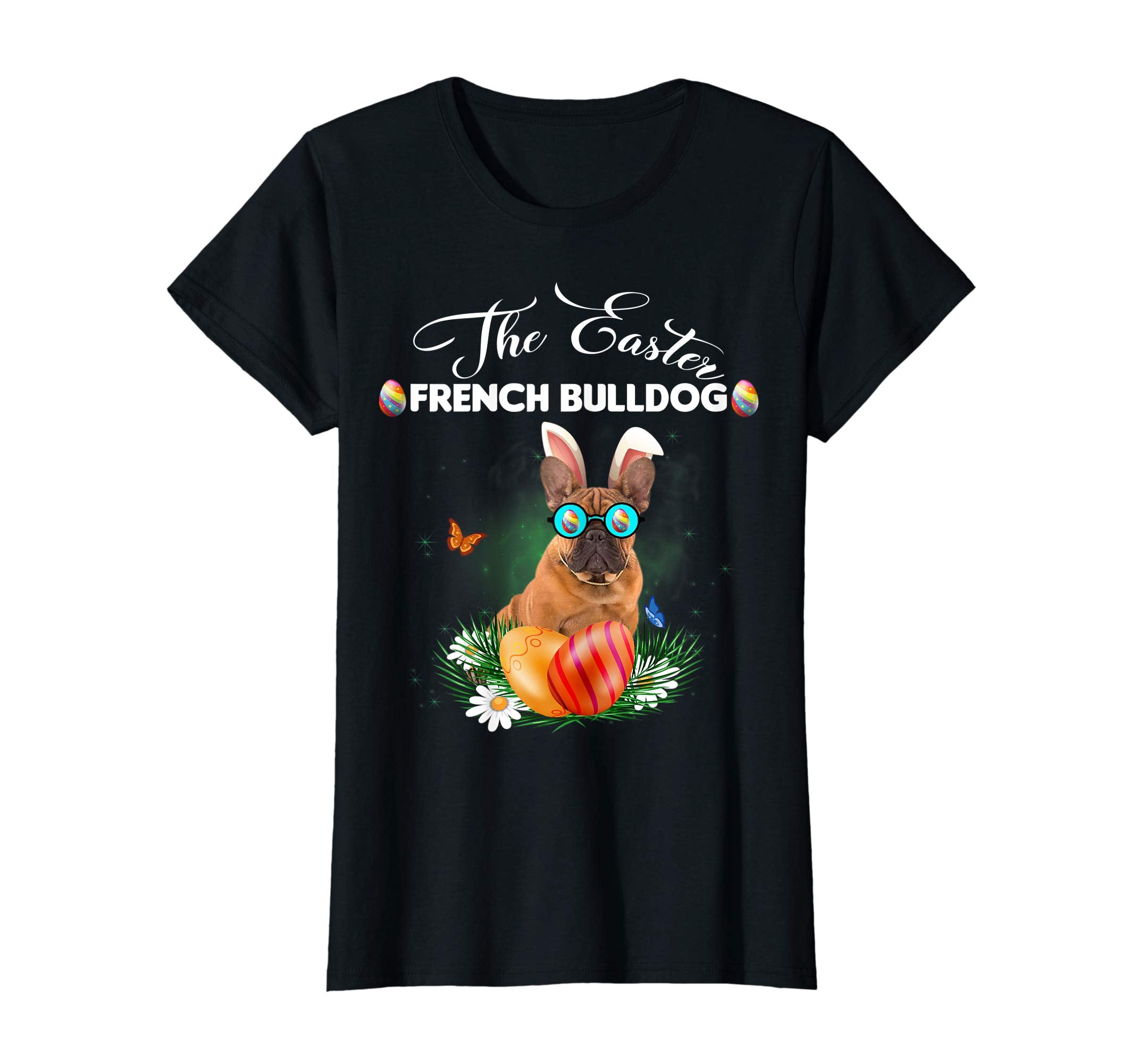 French Bulldog Bunny Easter Day Dog Gifts T-Shirt