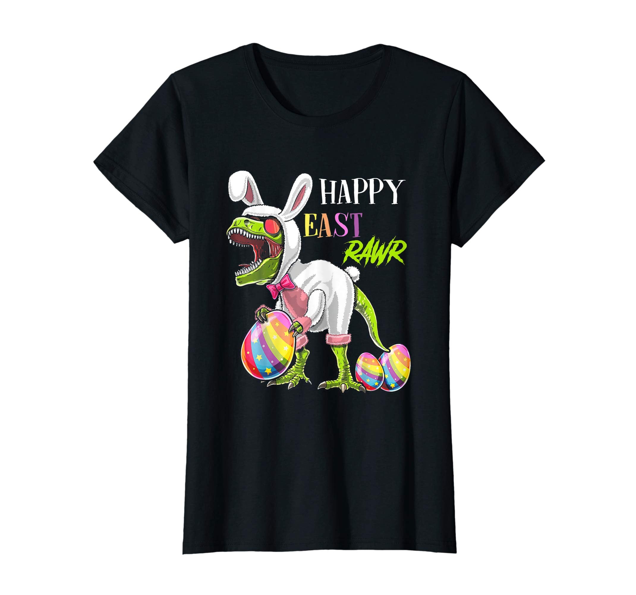 Happy Eastrawr T Rex Dinosaur Easter Bunny Egg Funny T Shirt