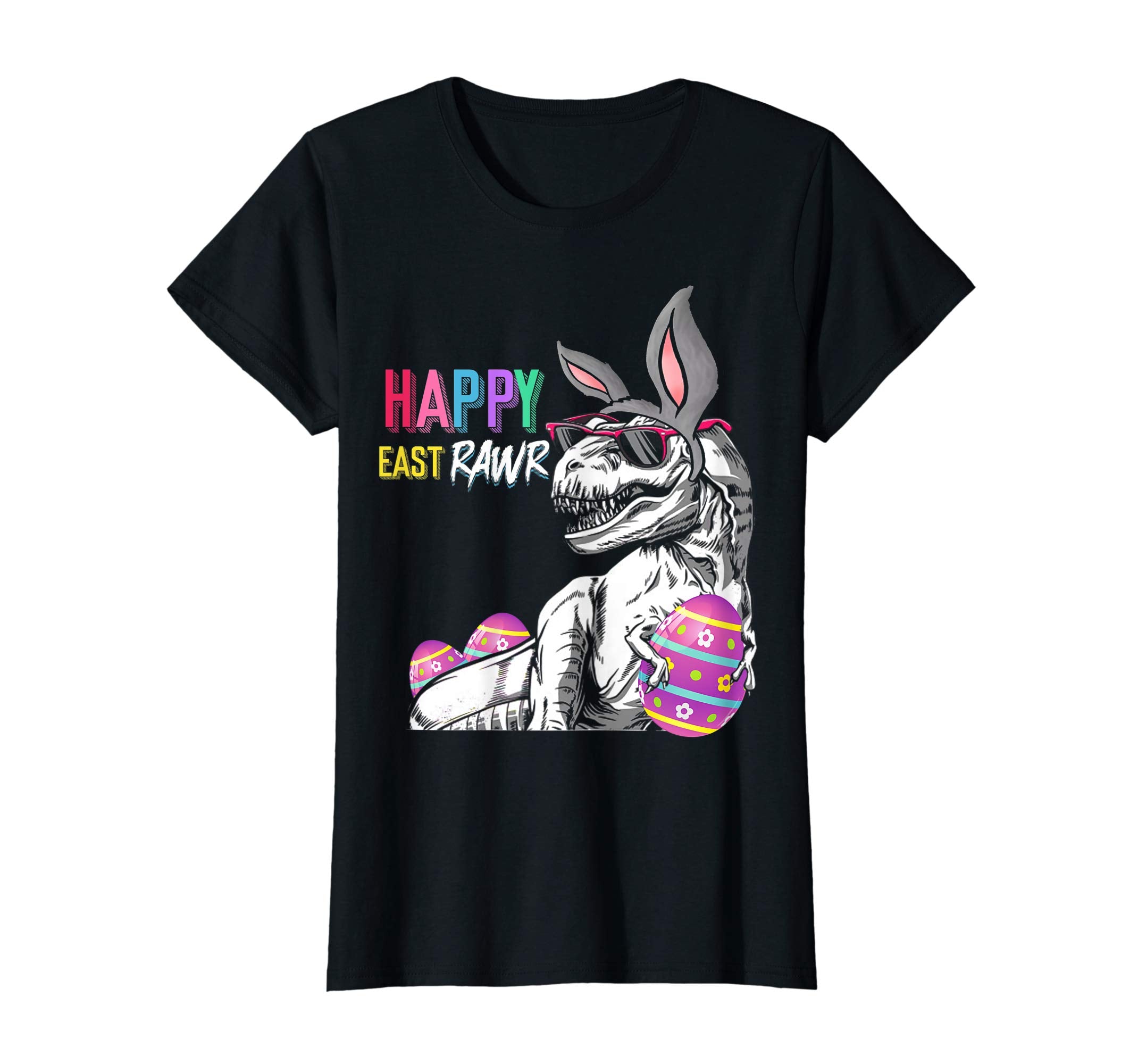 Happy Eastrawr T-rex Dinosaur Easter Bunny Egg T-shirt Gift