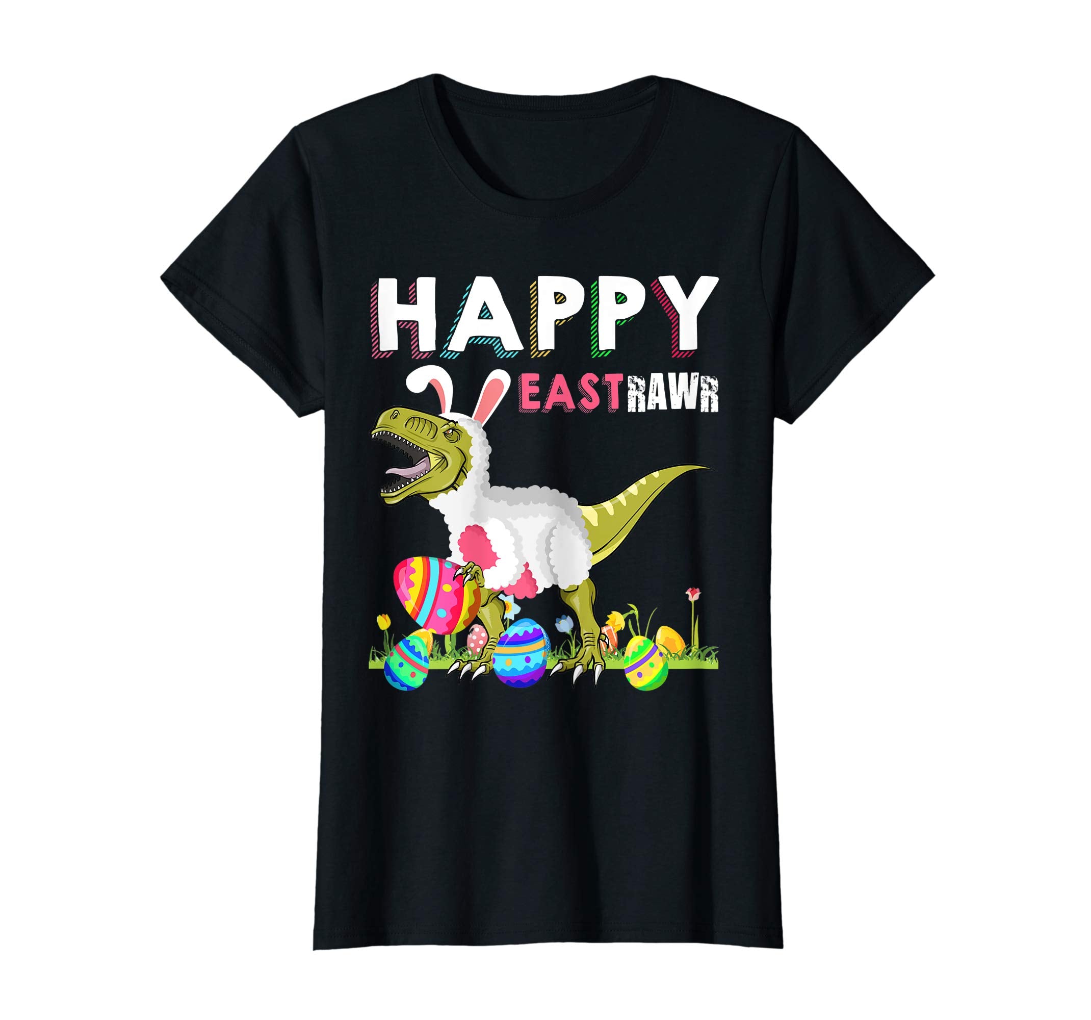 Rawr T-Rex Dinosaur Easter Shirt Gift For Son Kids Toodler