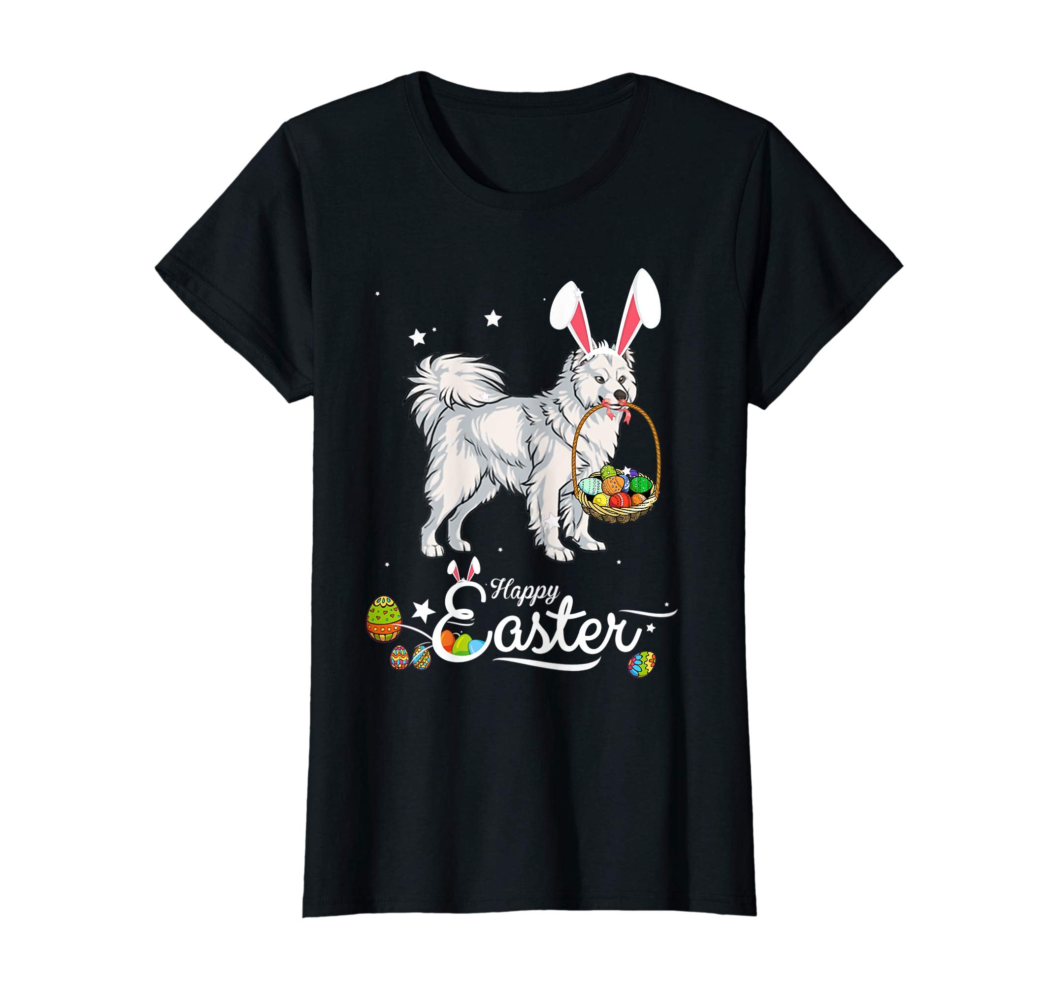 Samoyed Dog With Bunny Hat Easter Costume T Shirt