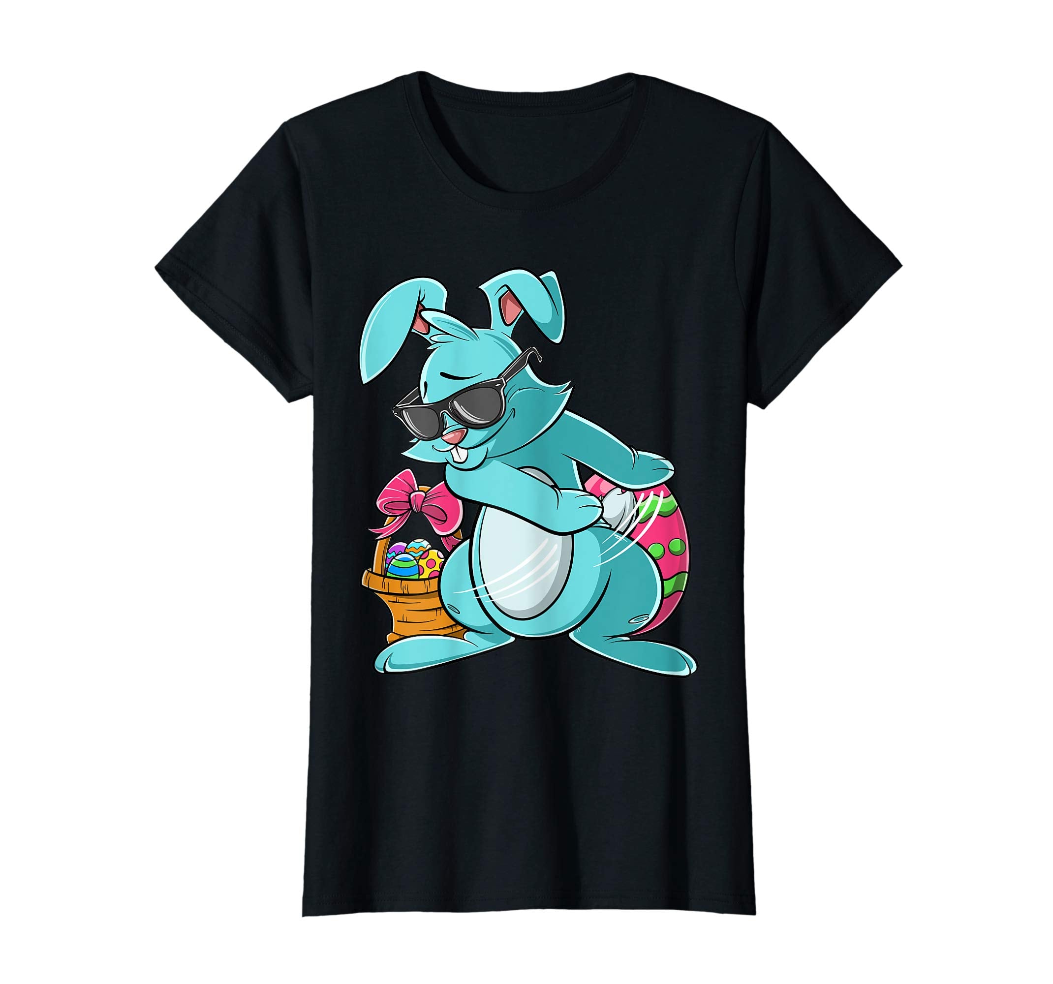 Flossing Bunny Easter T Shirt Gift for Boys Girls Adults