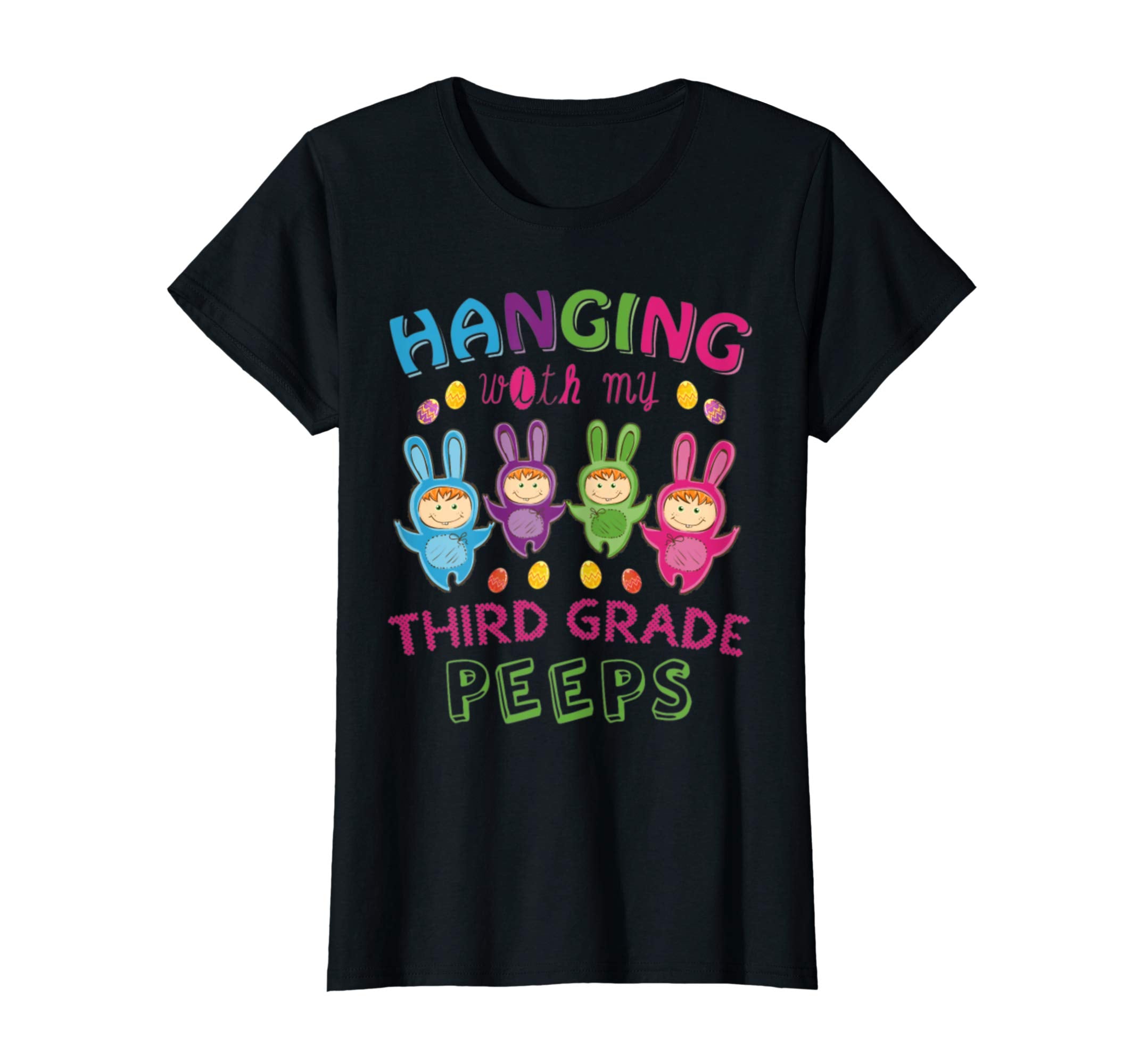 Hanging With My Third Grade Peeps Easter Teacher T-Shirt