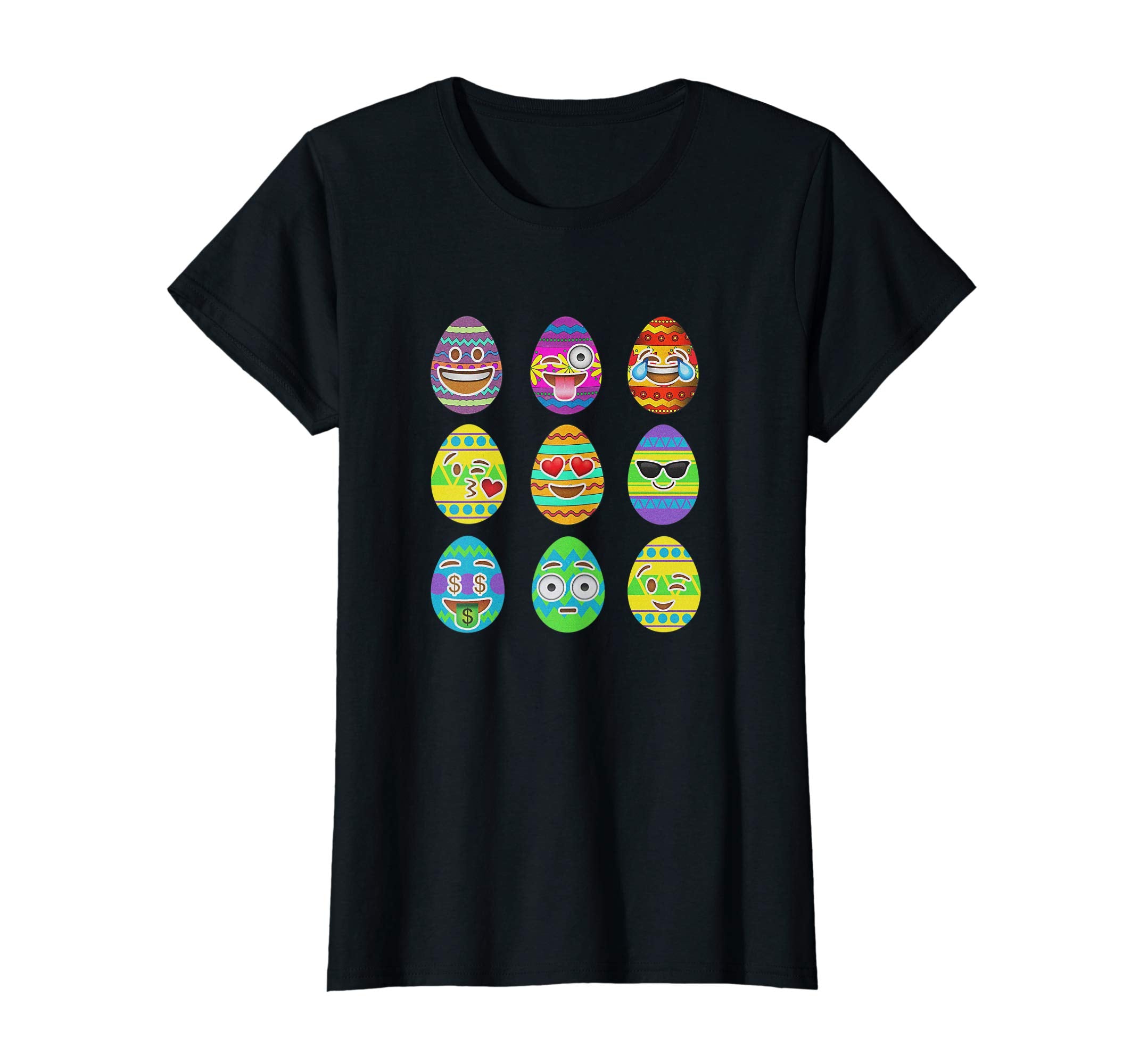 Emoji Easter Eggs Colorful Emoticon Pascha Holiday T-Shirt