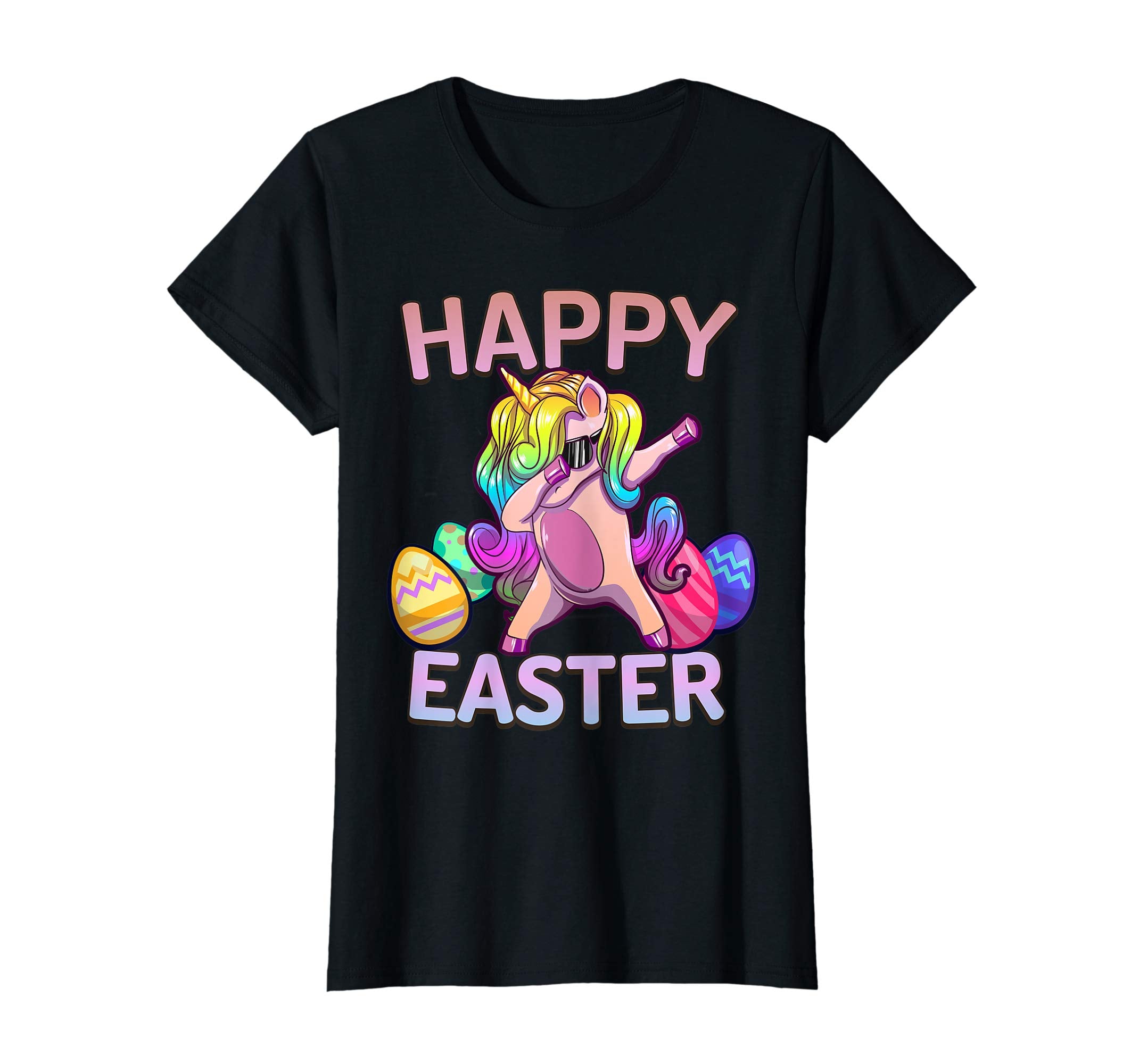 Happy Easter Dabbing Unicorn Eggs Gift T Shirt boys girls