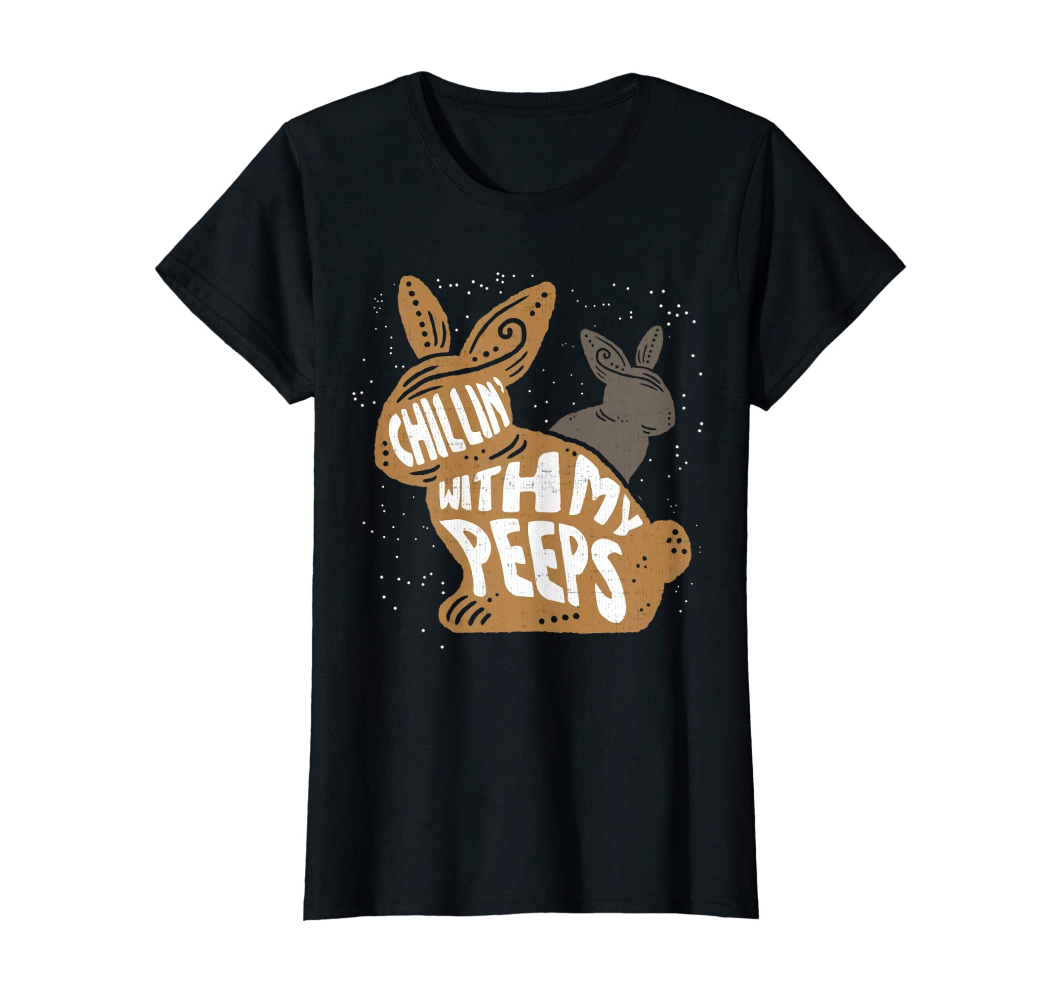 Chillin' With My Peeps Easter Bunny T-Shirt