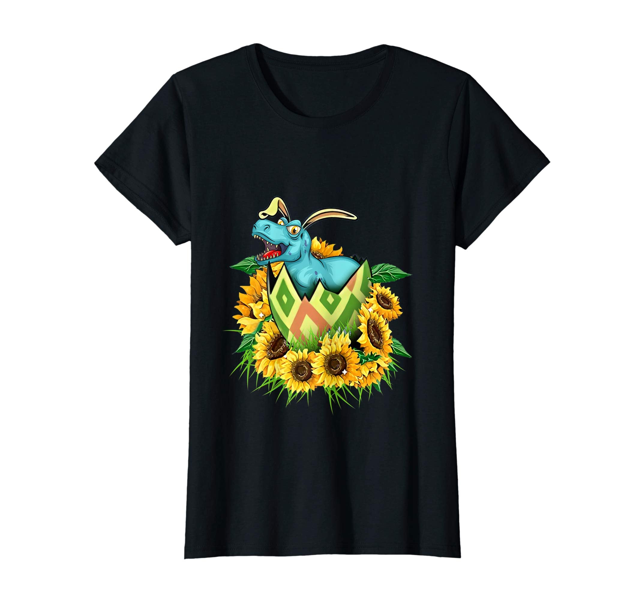 dinosaurs sunflower easter shirt