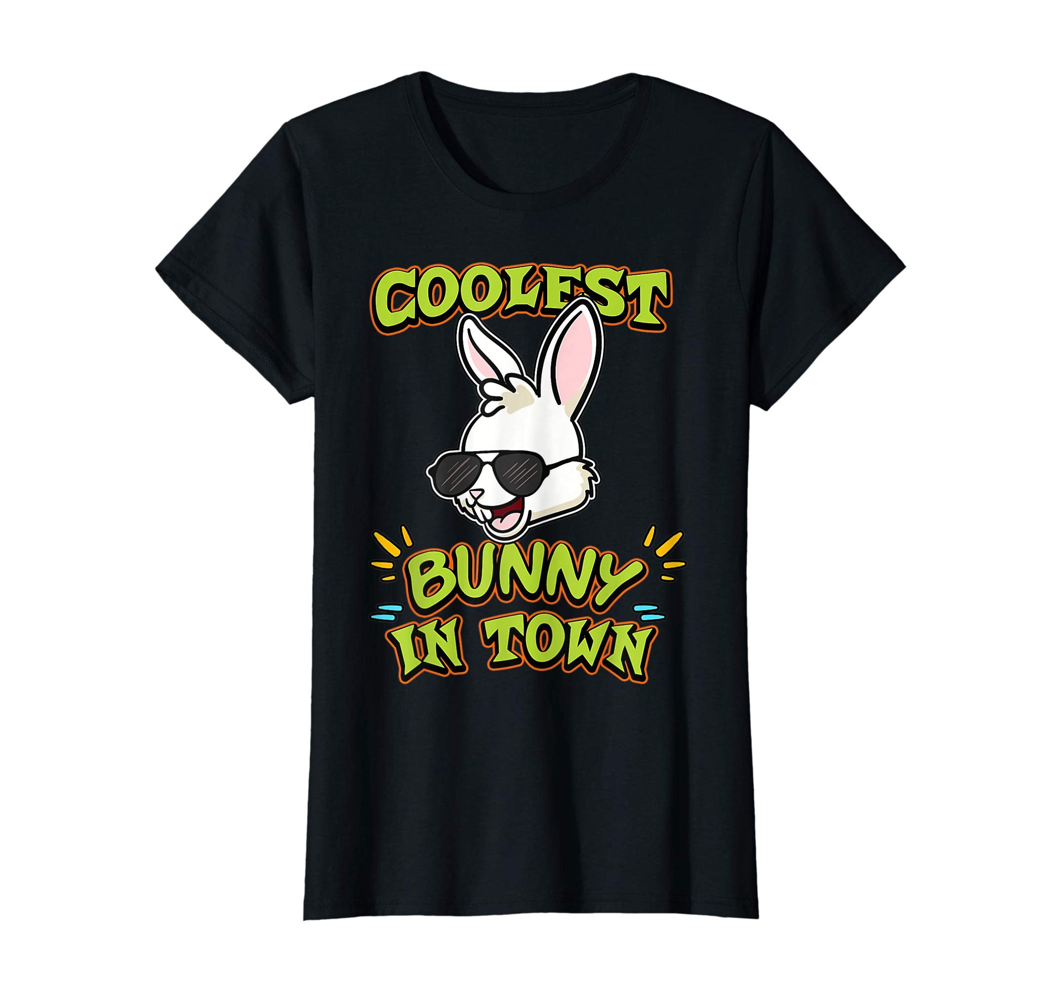 Coolest Bunny in Town Easter Day T Shirt Egg Hunt Gift Idea