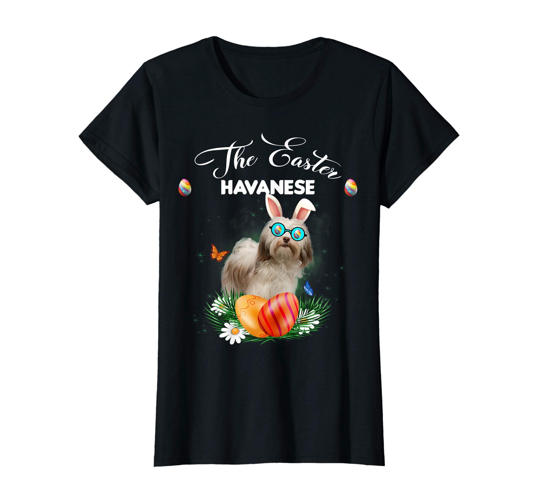 Havanese' Bunny Easter Day Dog Gifts T-Shirt