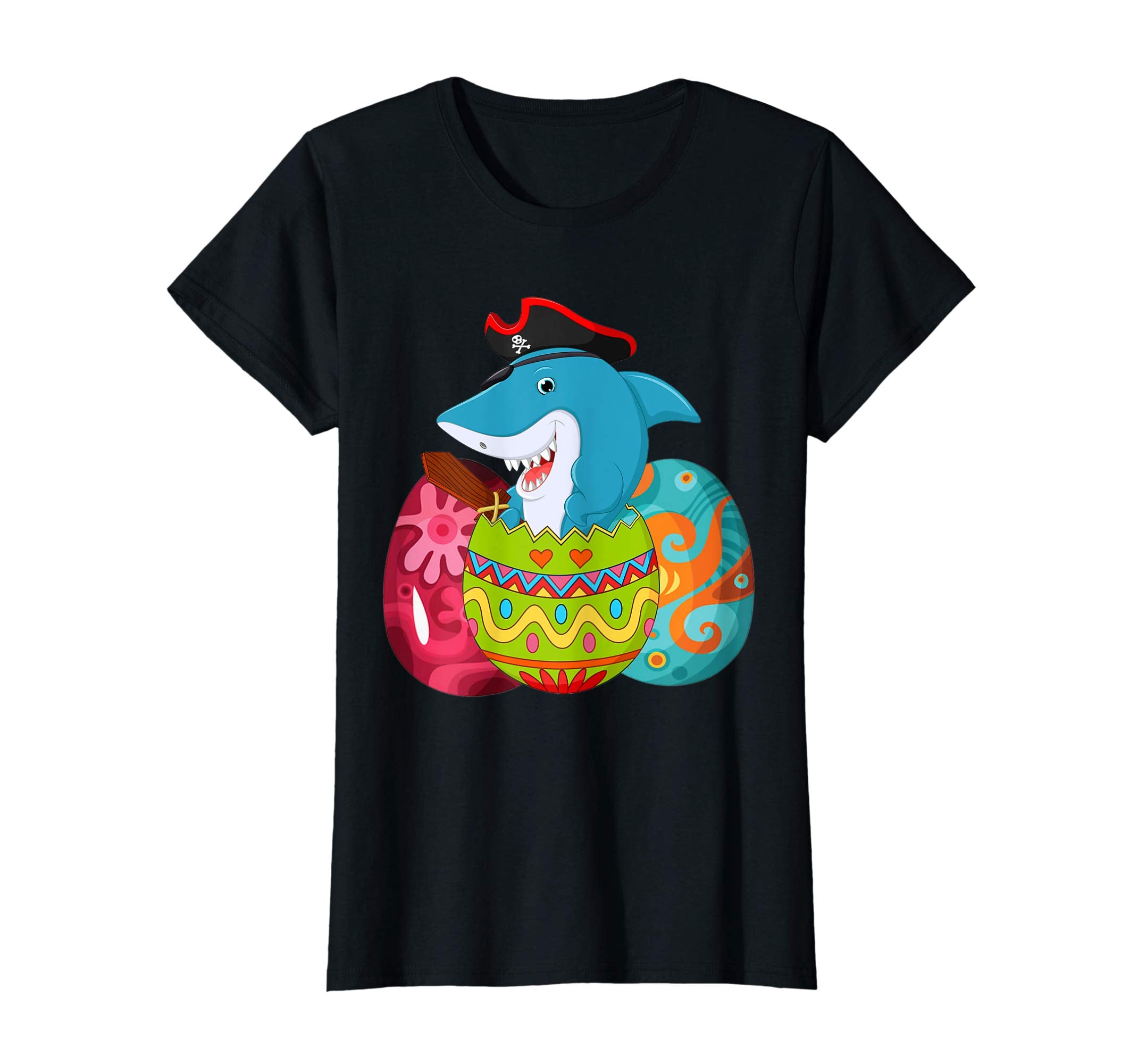 Cute shark inside Easter Eggs Tshirt Easter Shirt for kids