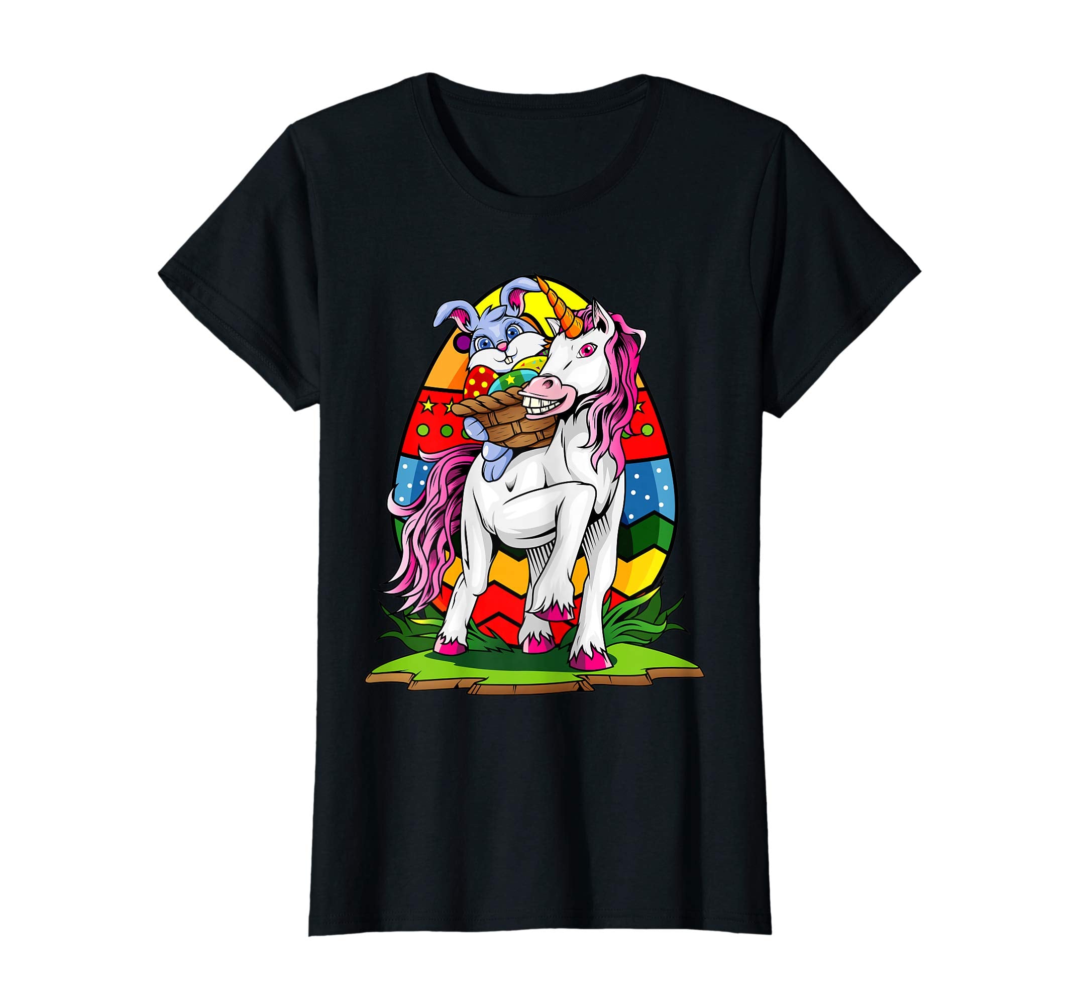 Funny Easter Bunny Unicorn Eggs T-Shirt For Men Women Teens