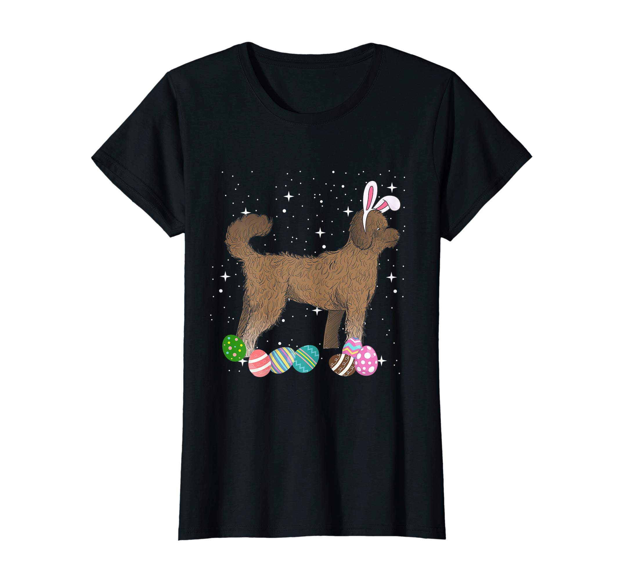 Poodle Dressed As Easter Bunny With Rabbit Ears T-Shirt