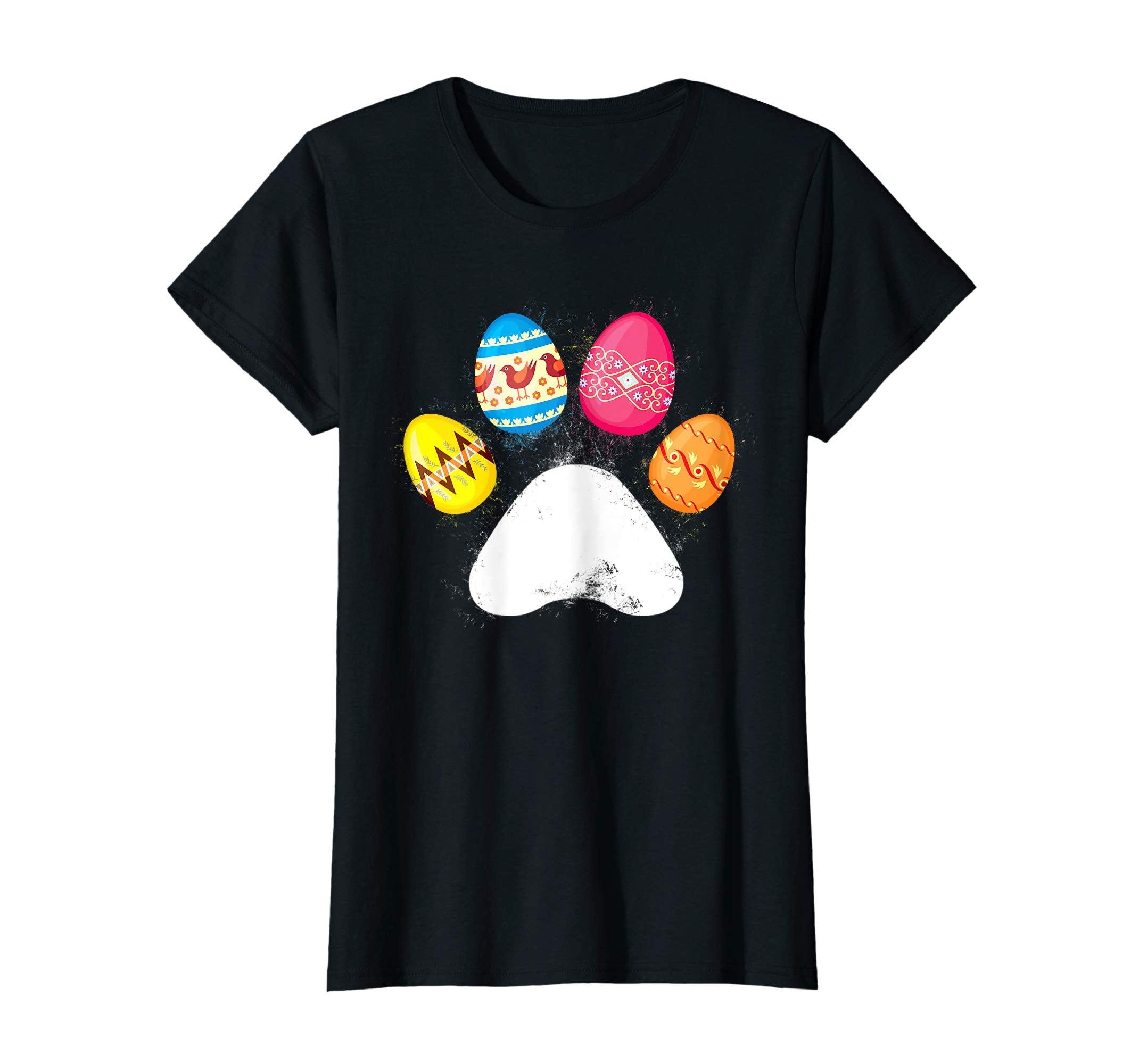 Easter Eggs Paw T shirt Easter Gift for Dog lovers