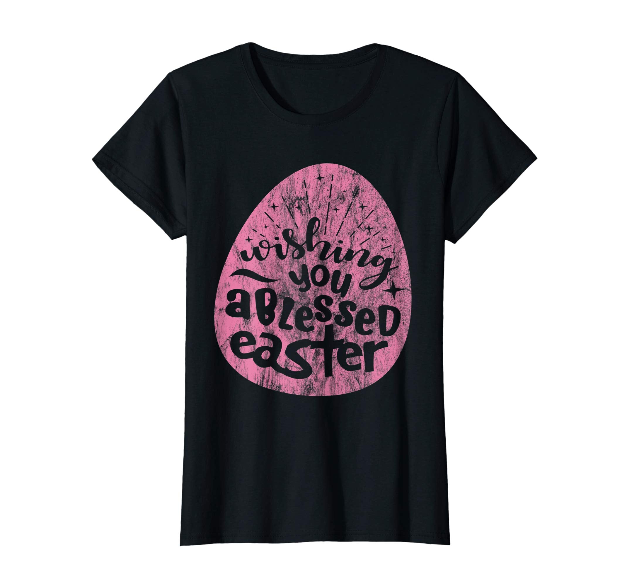 Wishing You A Blessed Easter T-Shirt Gift Women