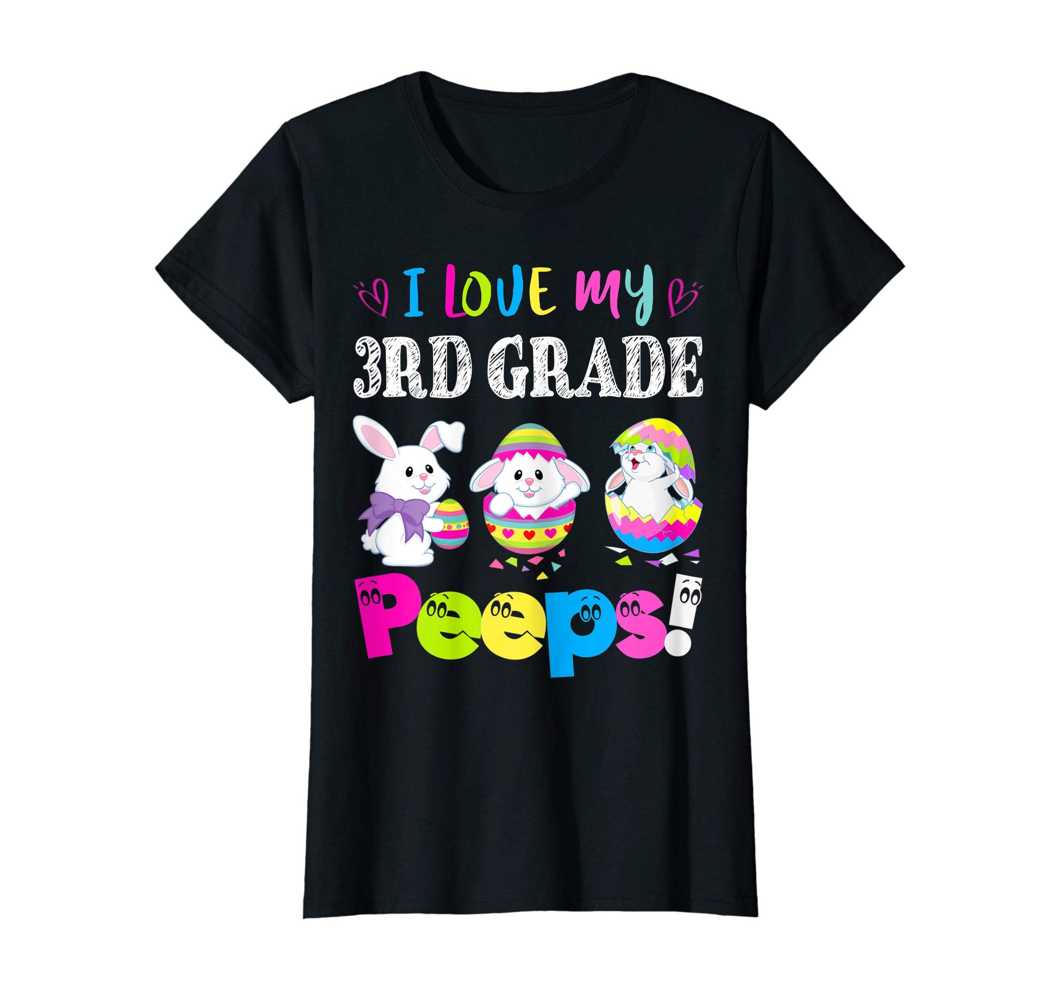 I Love My 3rd Grade Peeps Easter Bunny Gift T-Shirt
