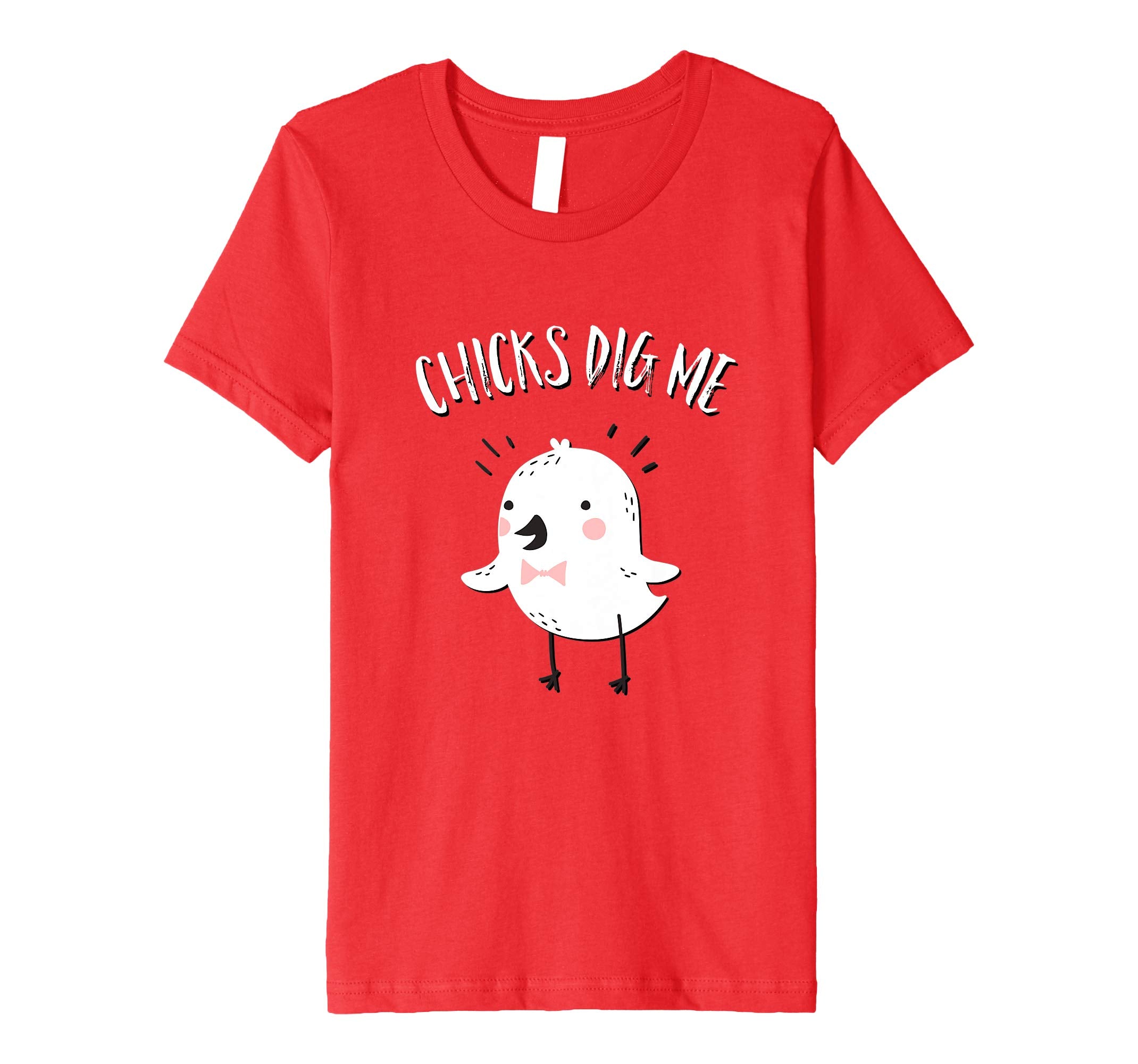 Kids Chicks Dig Me Funny Happy Easter Chick Youth T Shirt